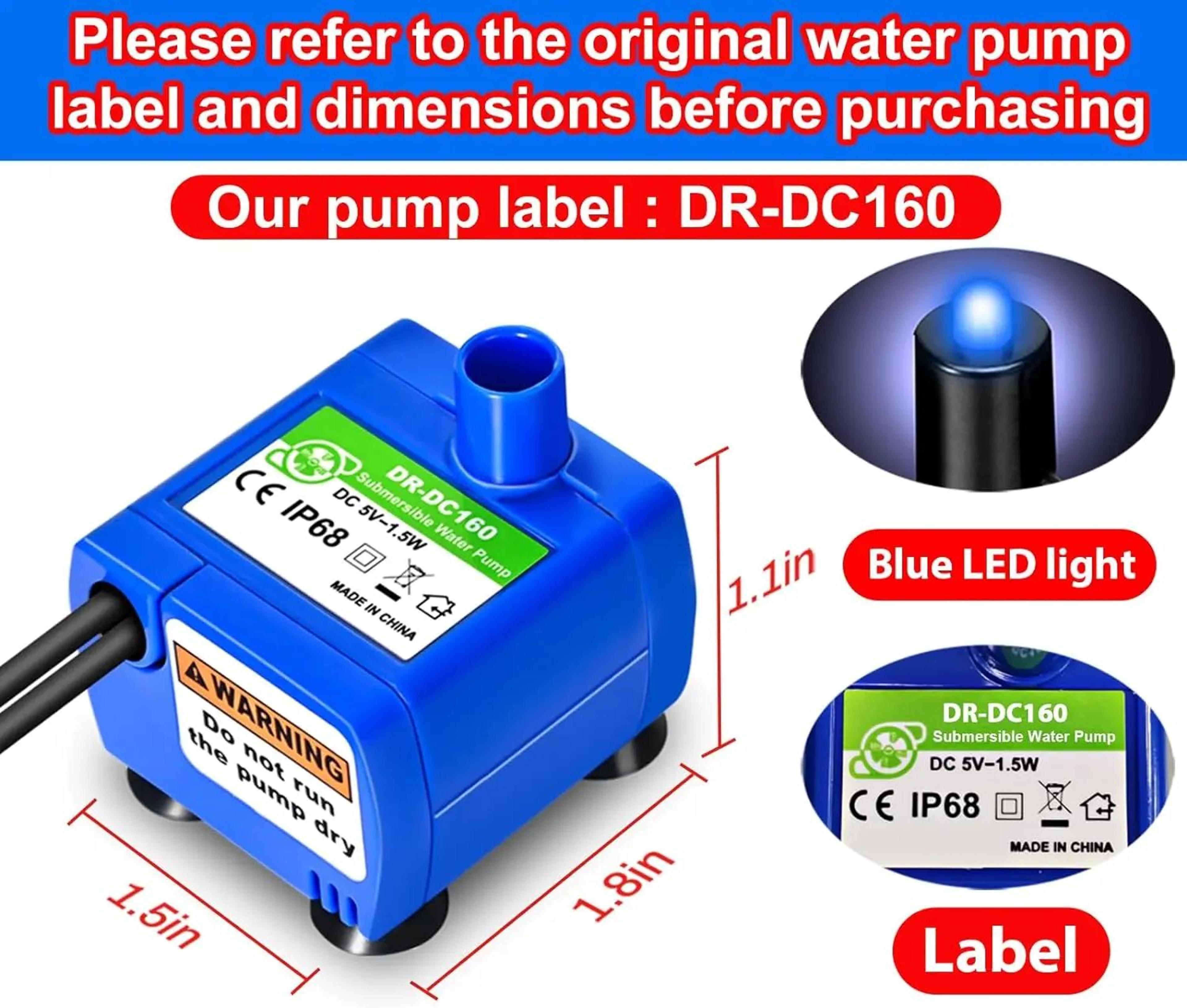 LED Cat Fountain Replacement Pump 3