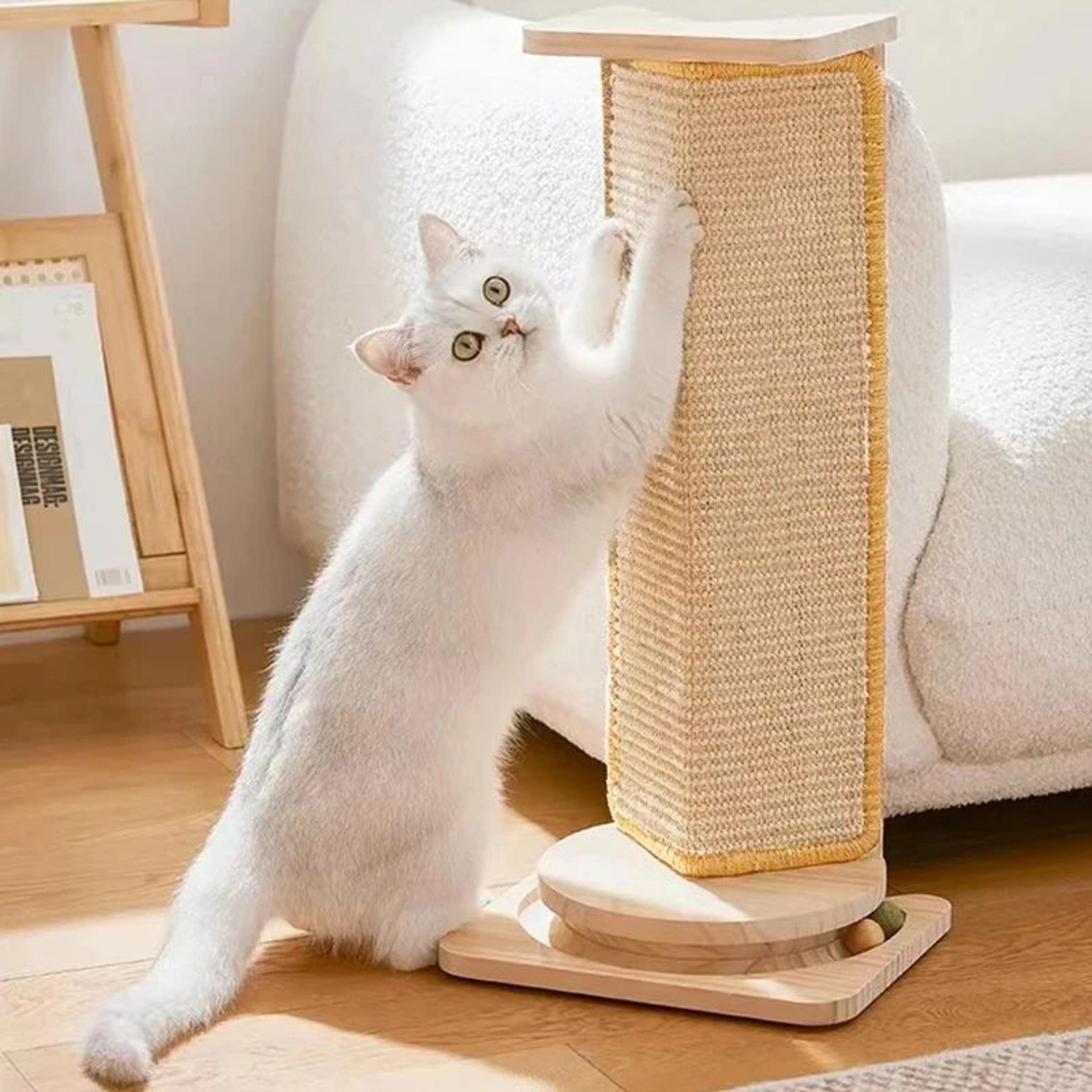 natural sisal cat scratch mat