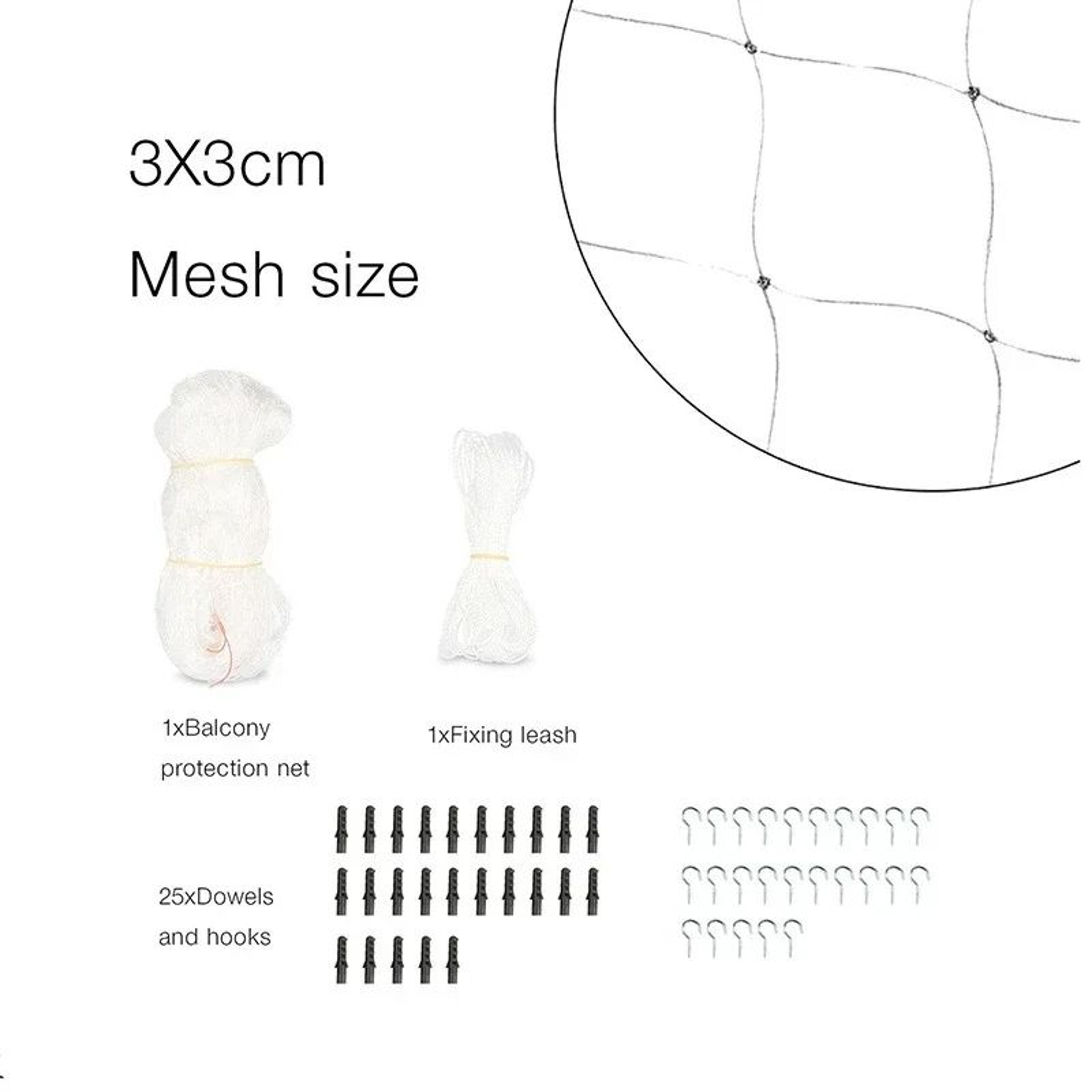 SafeView Cat Safety Net Protective Balcony And Window Guard Mesh 5