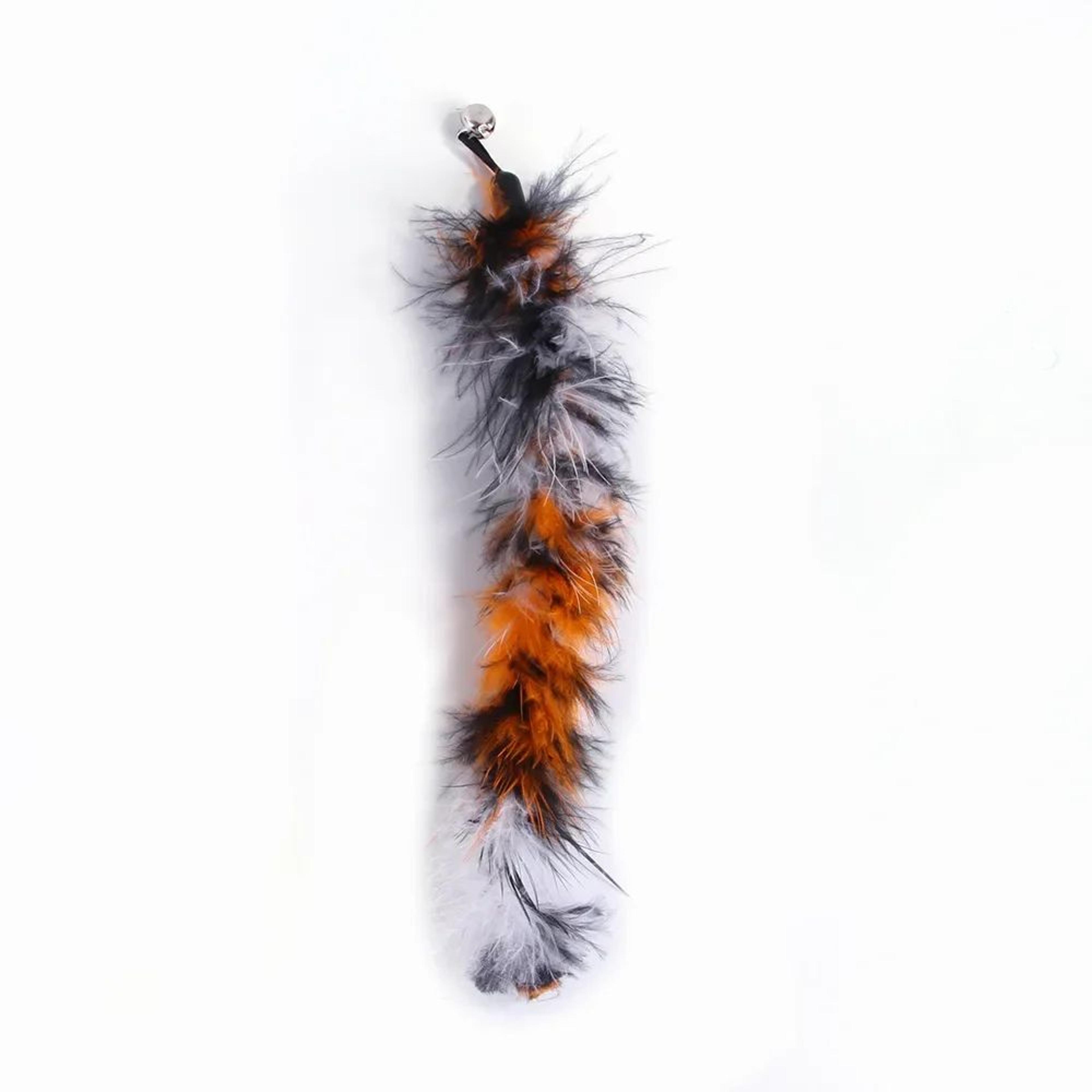 PouncePro Retractable Cat Wand Toy With Feather Teaser Refills 0