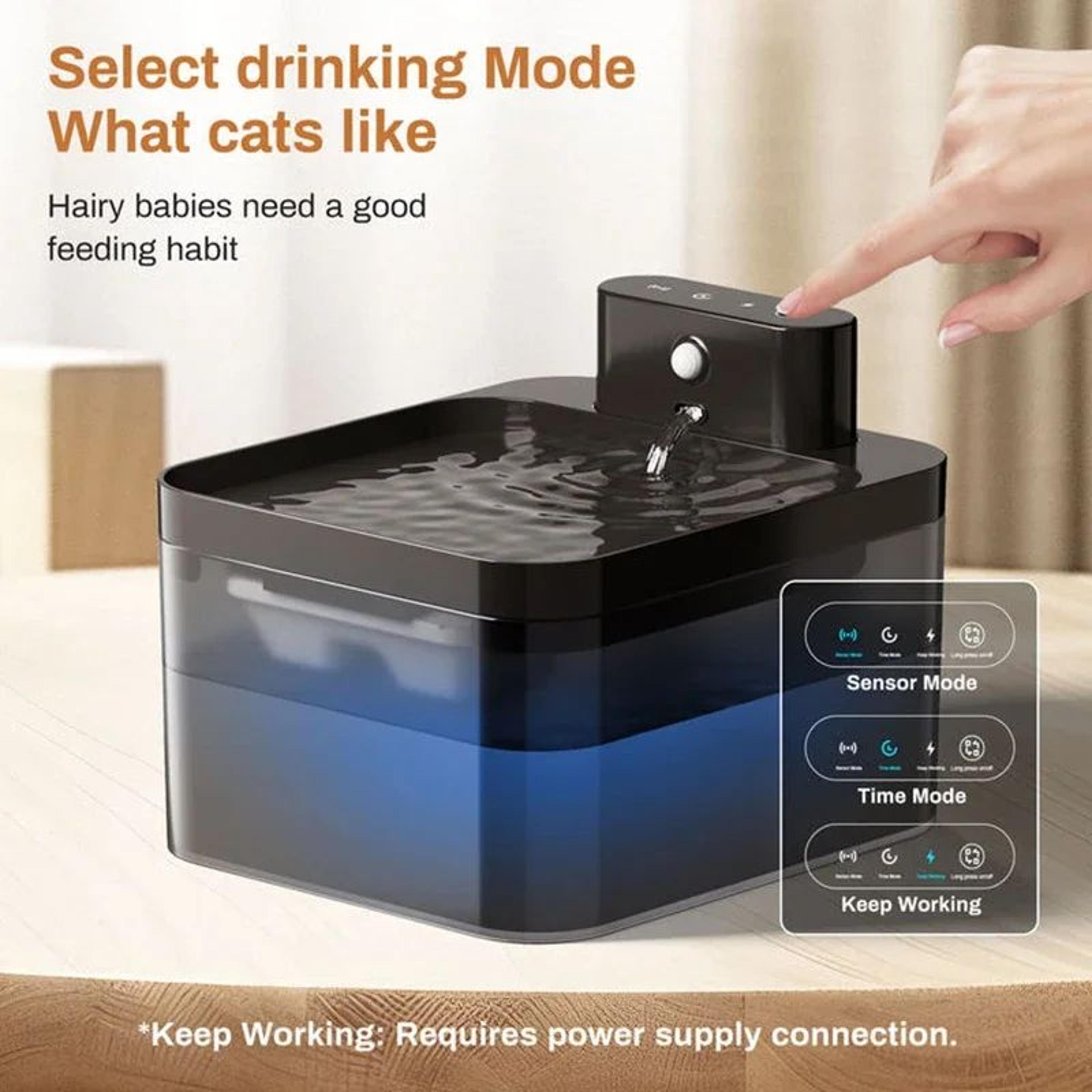 AquaSense Wireless Smart Cat Water Fountain 1