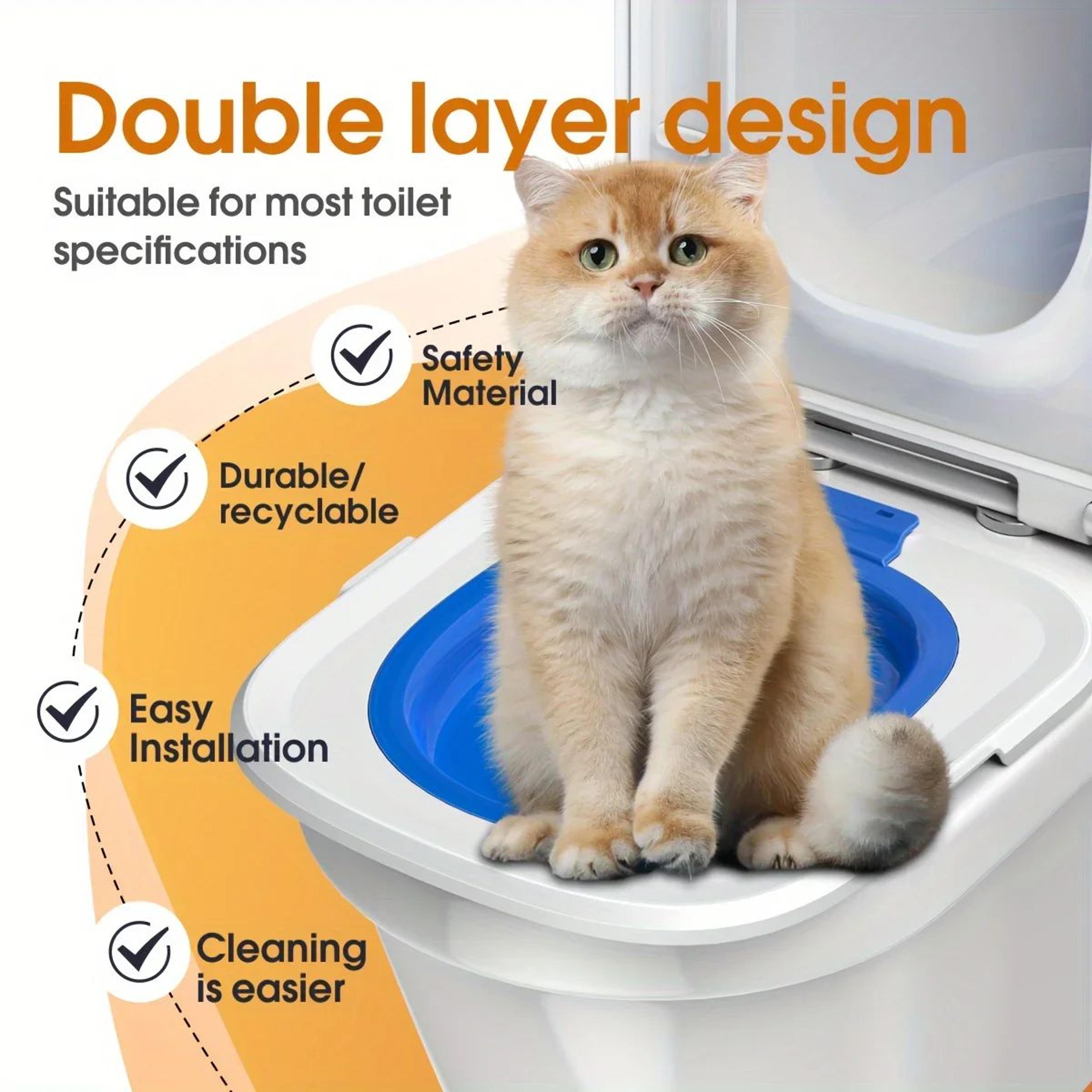 SmartStep Cat Toilet Training System Reusable Cat Toilet Trainer 1