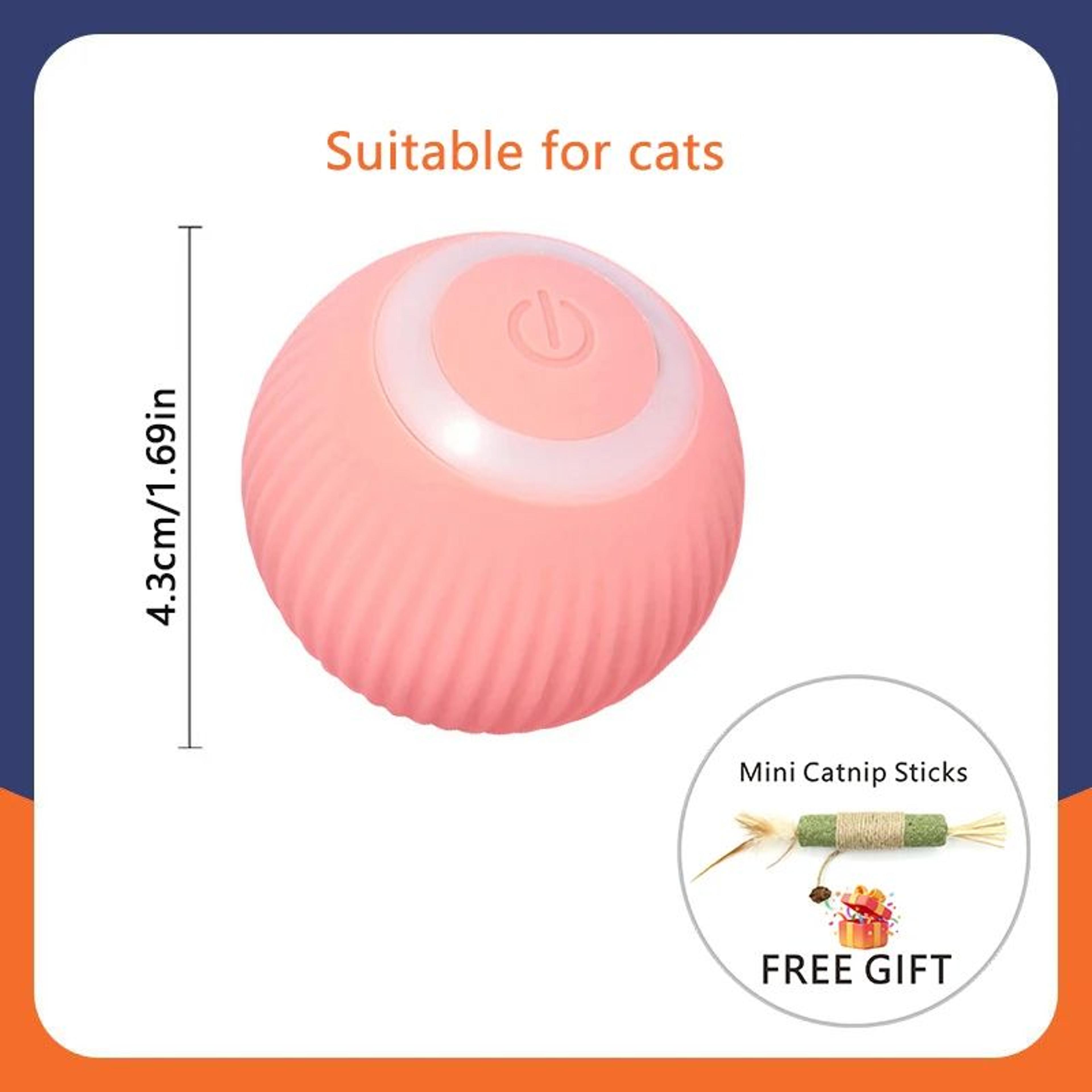 SmartRoll Rechargeable Interactive Cat Ball Automatic Moving Toy 13