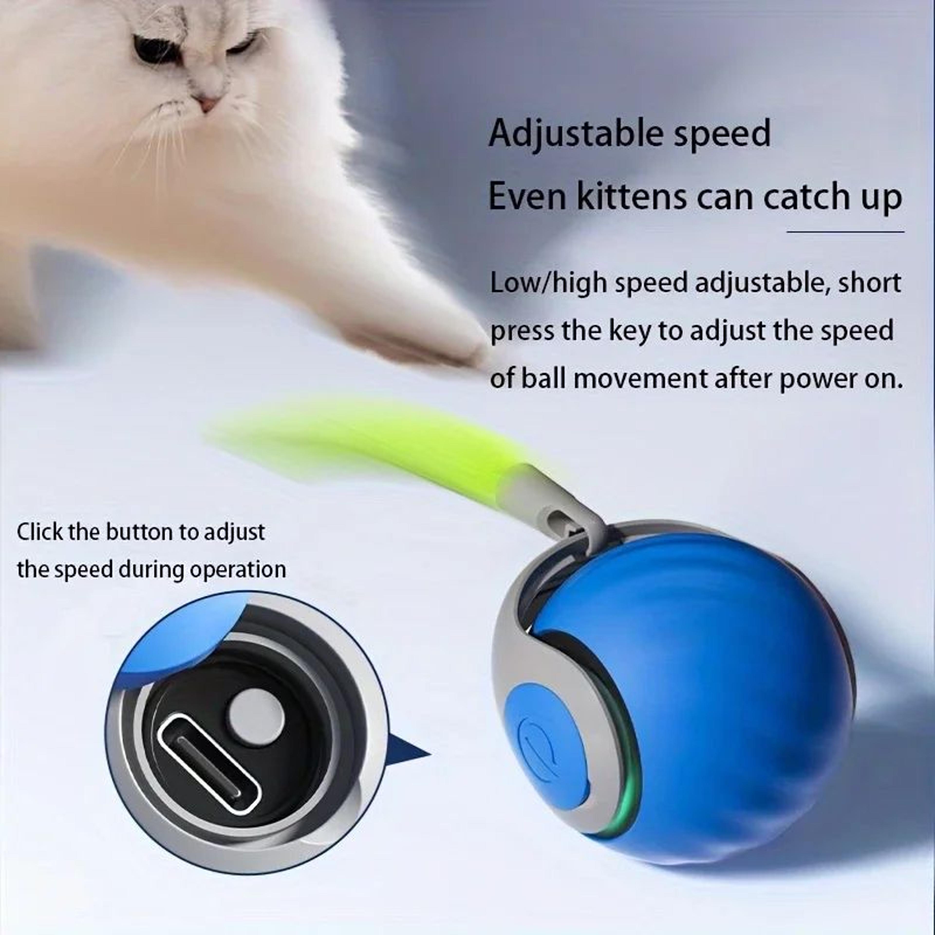 SmartRoll Rechargeable Interactive Cat Ball Automatic Moving Toy 5