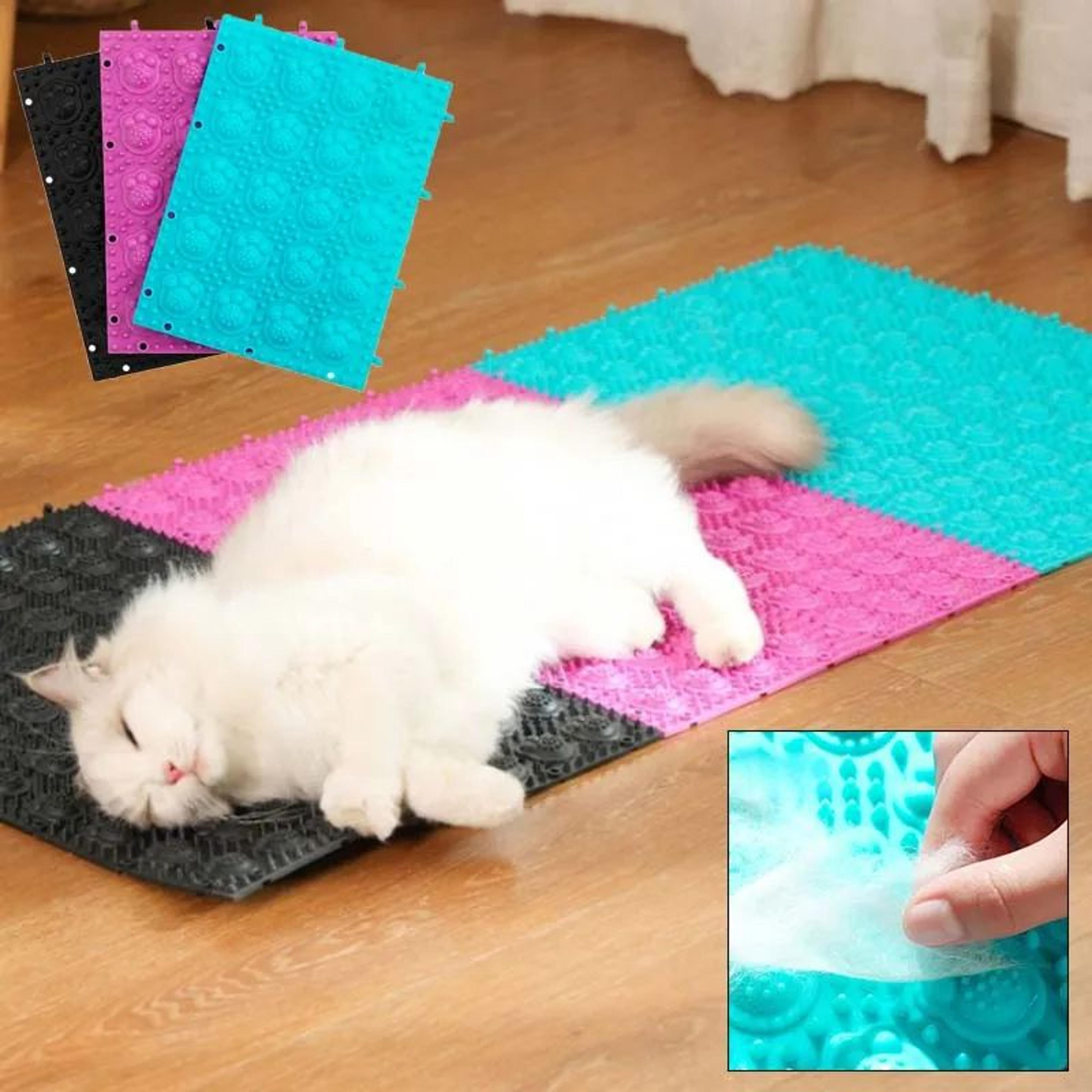 silkytouch self cleaning cat grooming massage comb