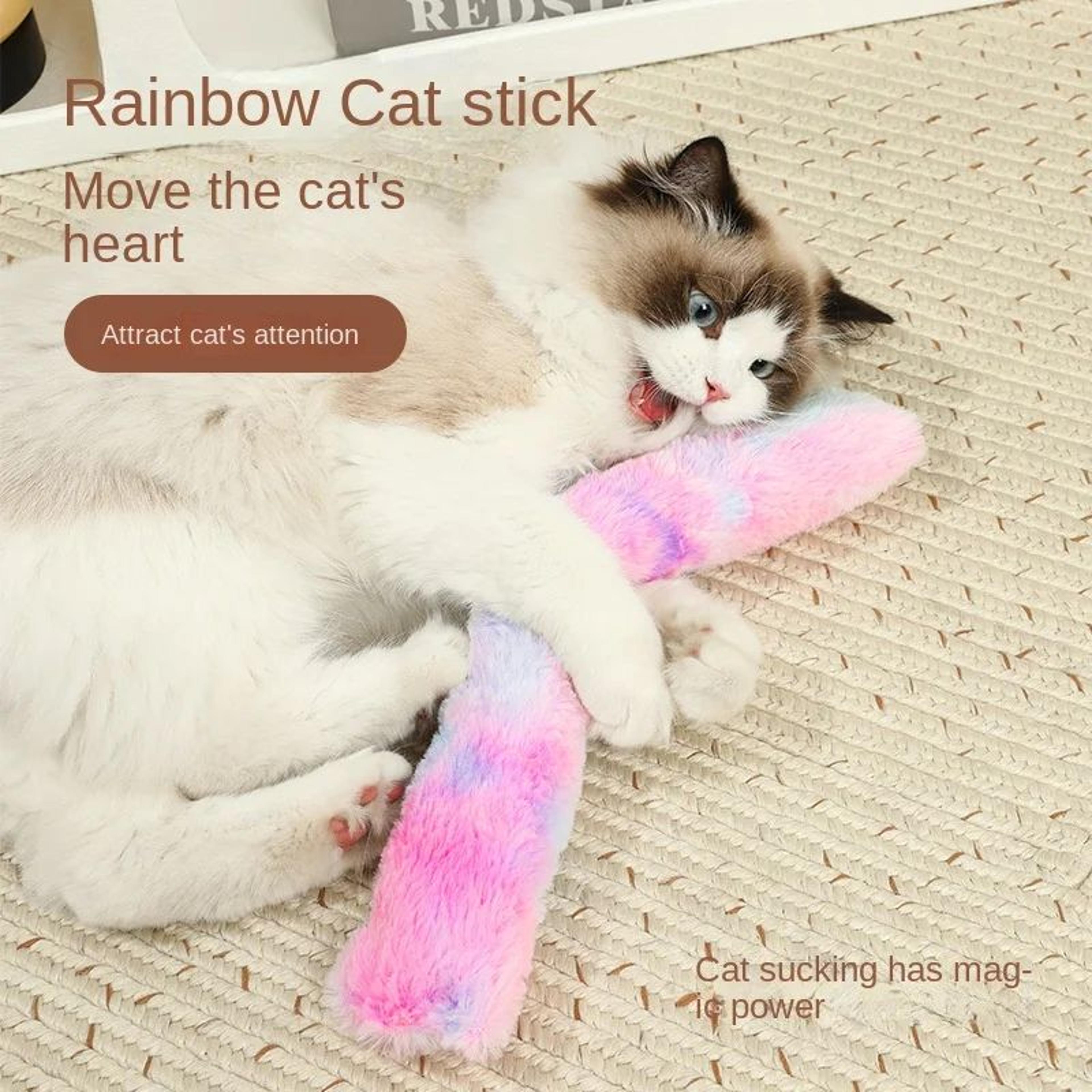 kickpurr catnip plush kick stick toy
