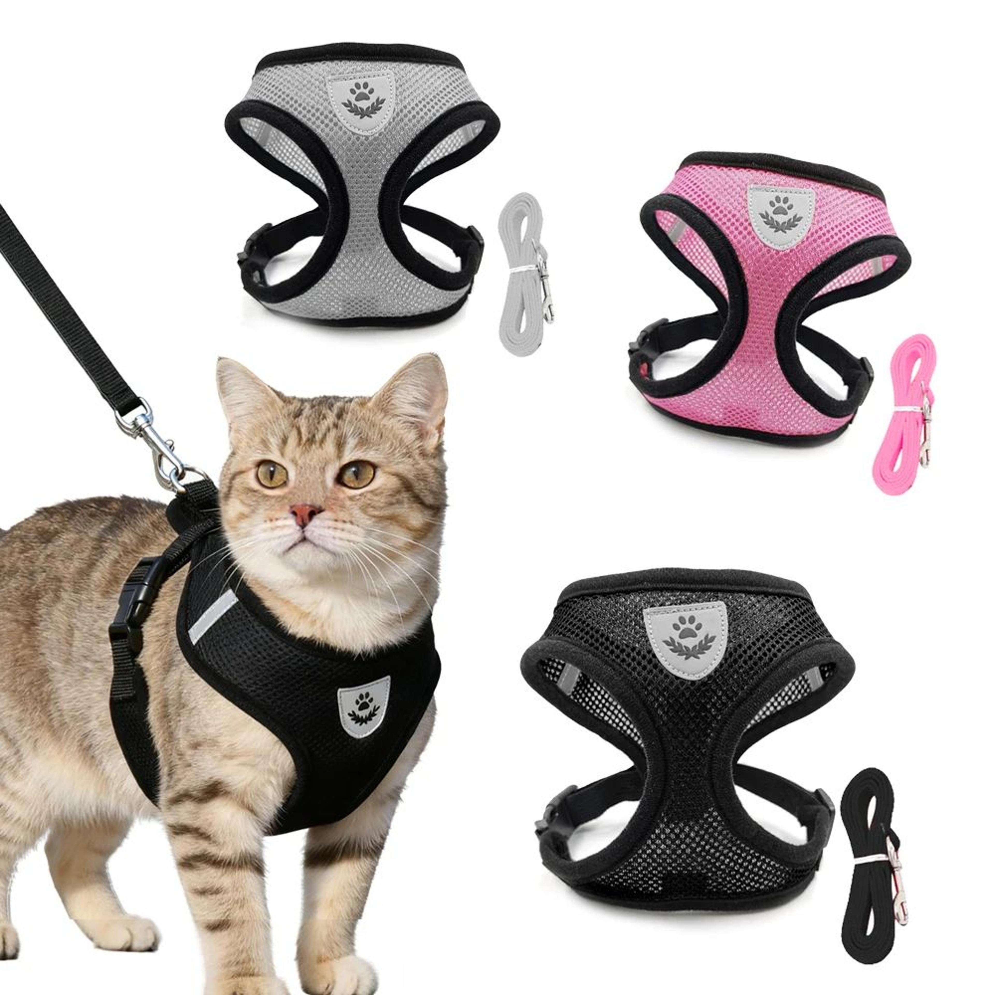 safepaws escape proof cat harness and leash set