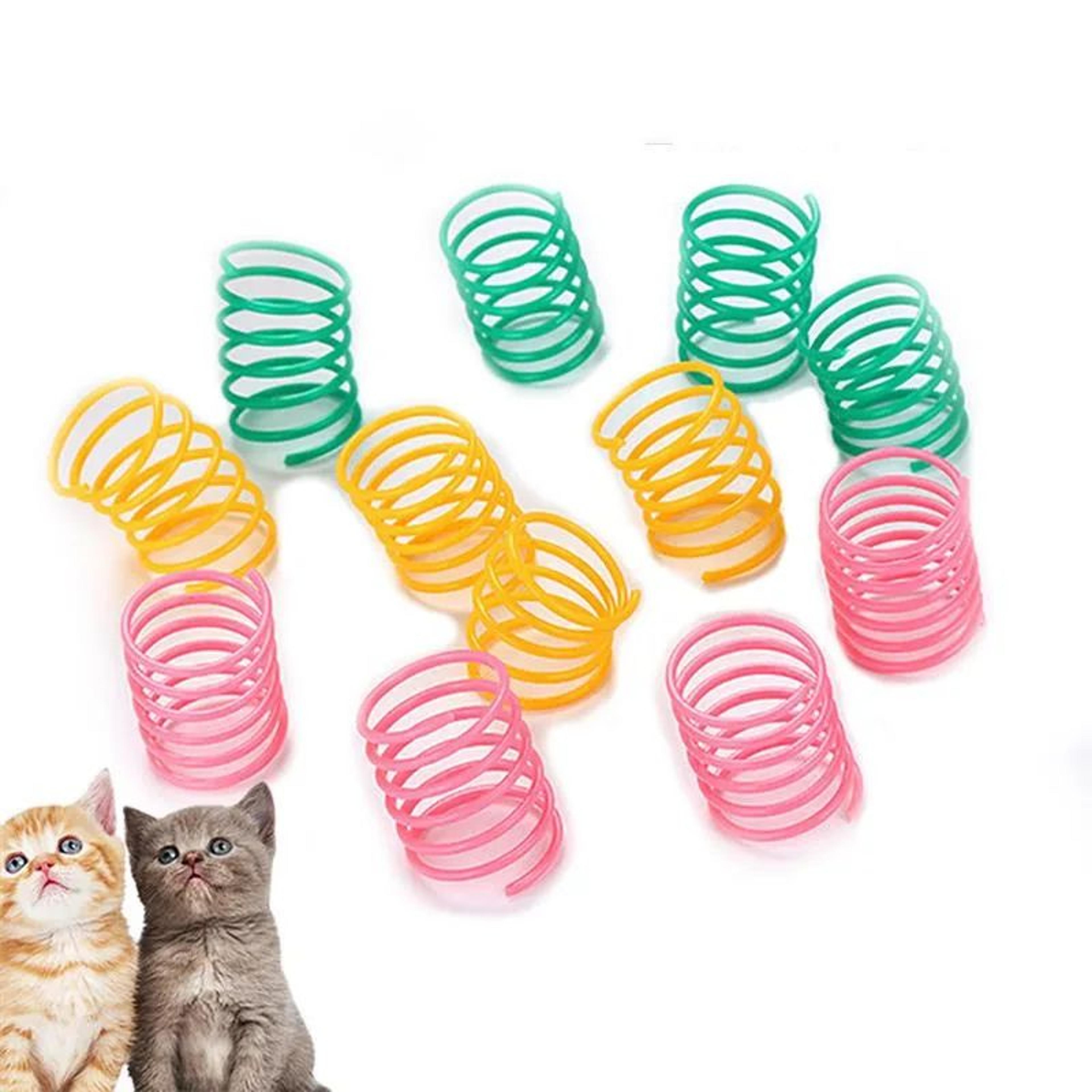 SpringBounce Interactive Cat Coil Toy Set 3