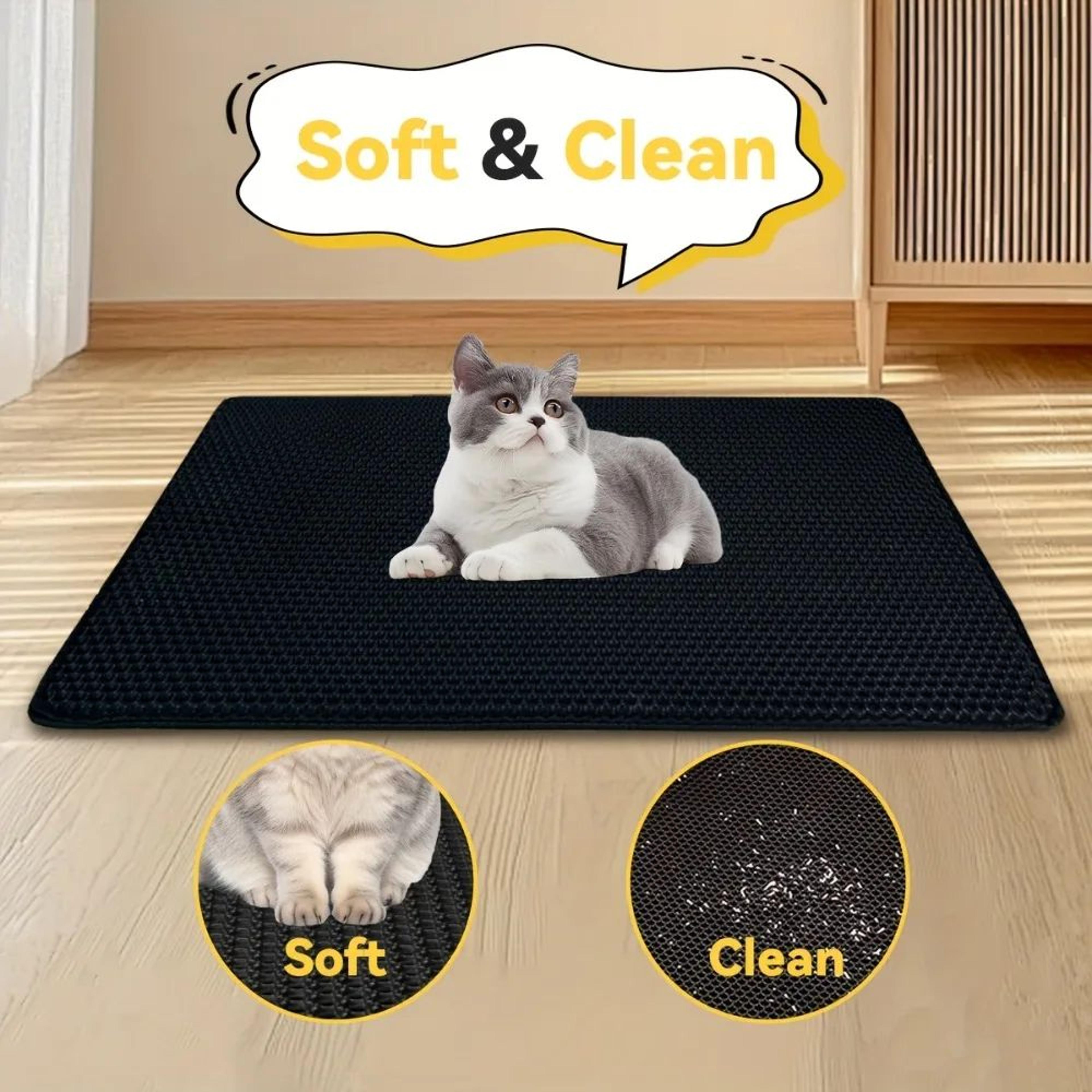 Large Waterproof Cat Litter Trapping Mat 2