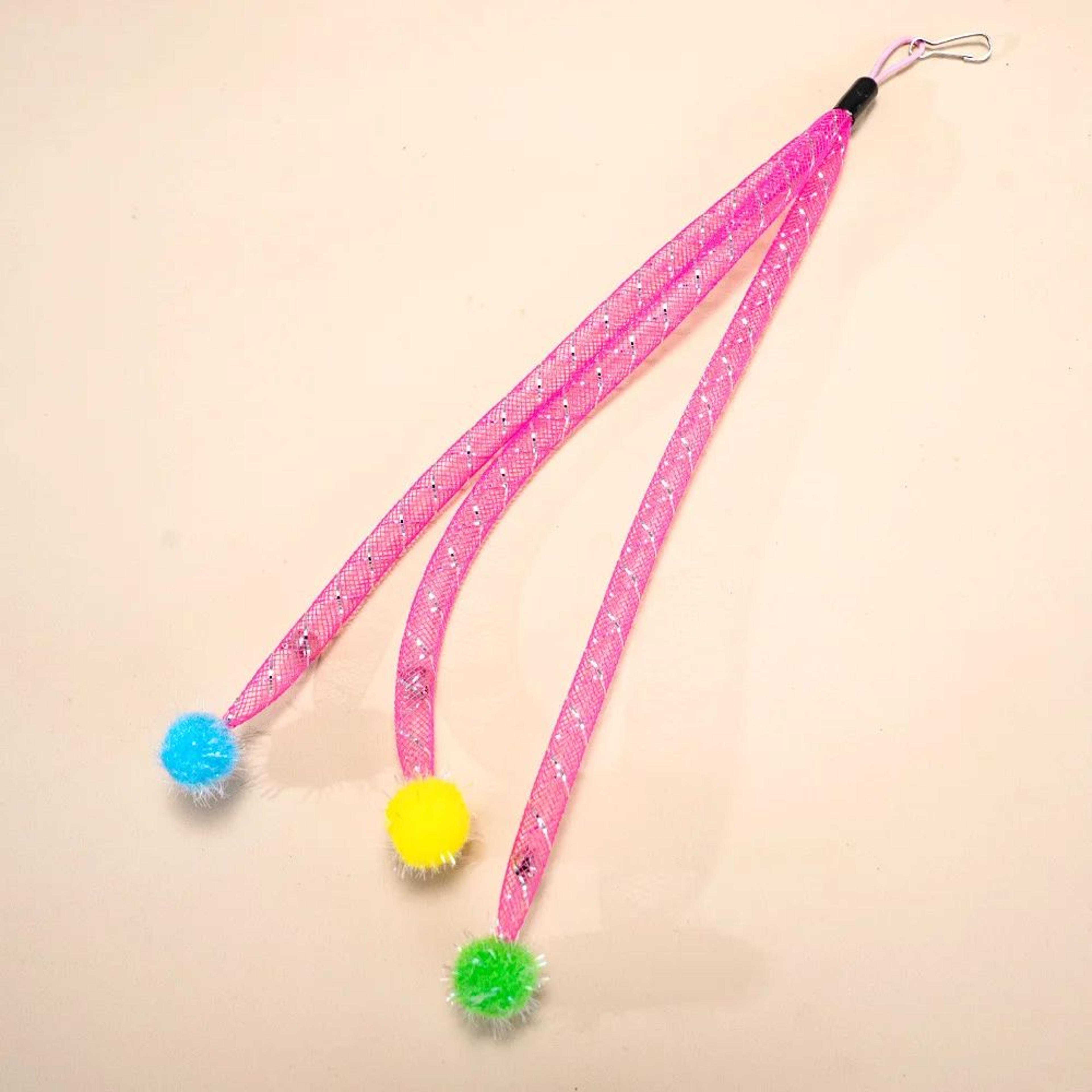 Interactive Wool Ball Cat Wand Replacement Toy Head 2