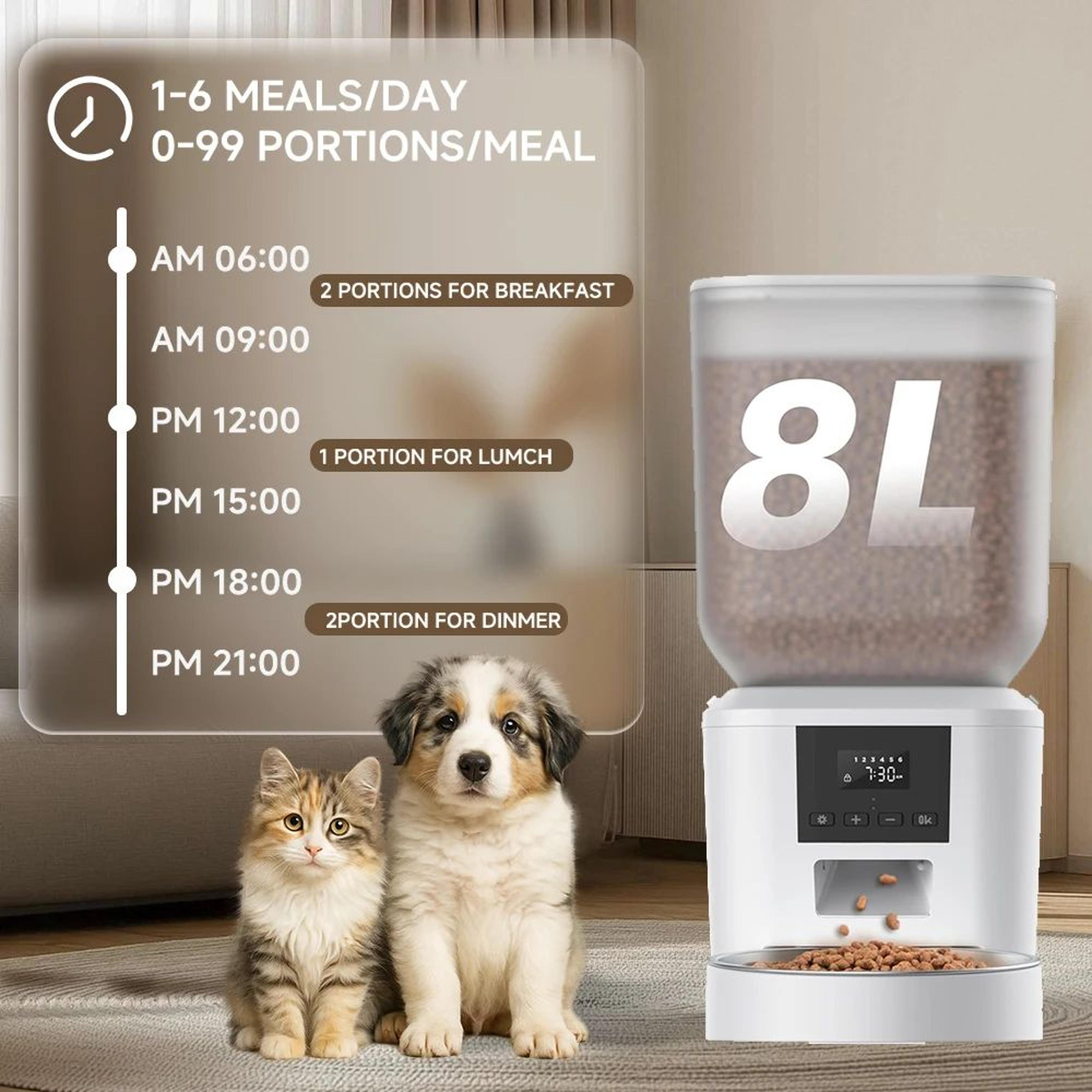Furpipi Smart Automatic Pet Feeder With 1080P Camera 1