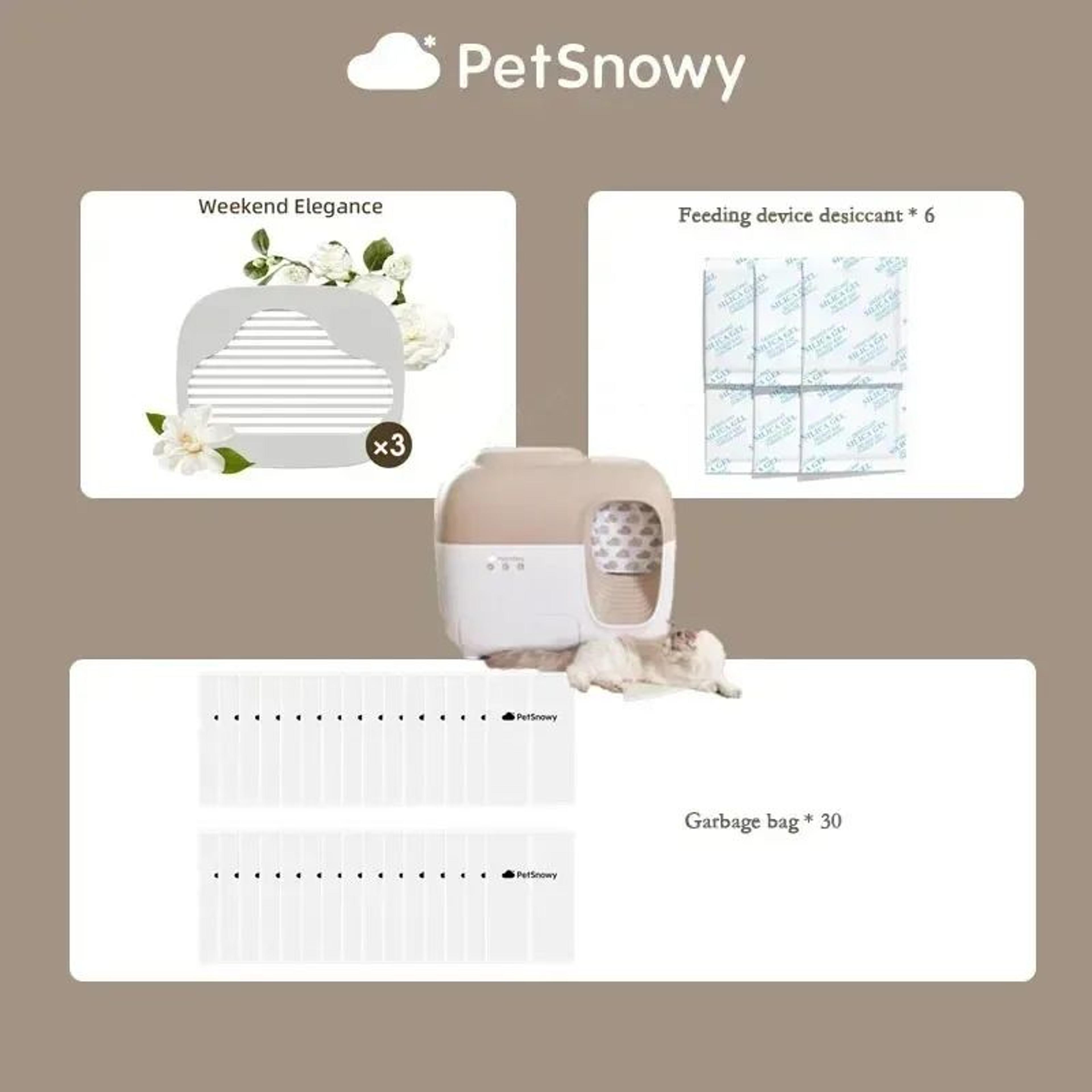 petsnowy cat litter box accessories