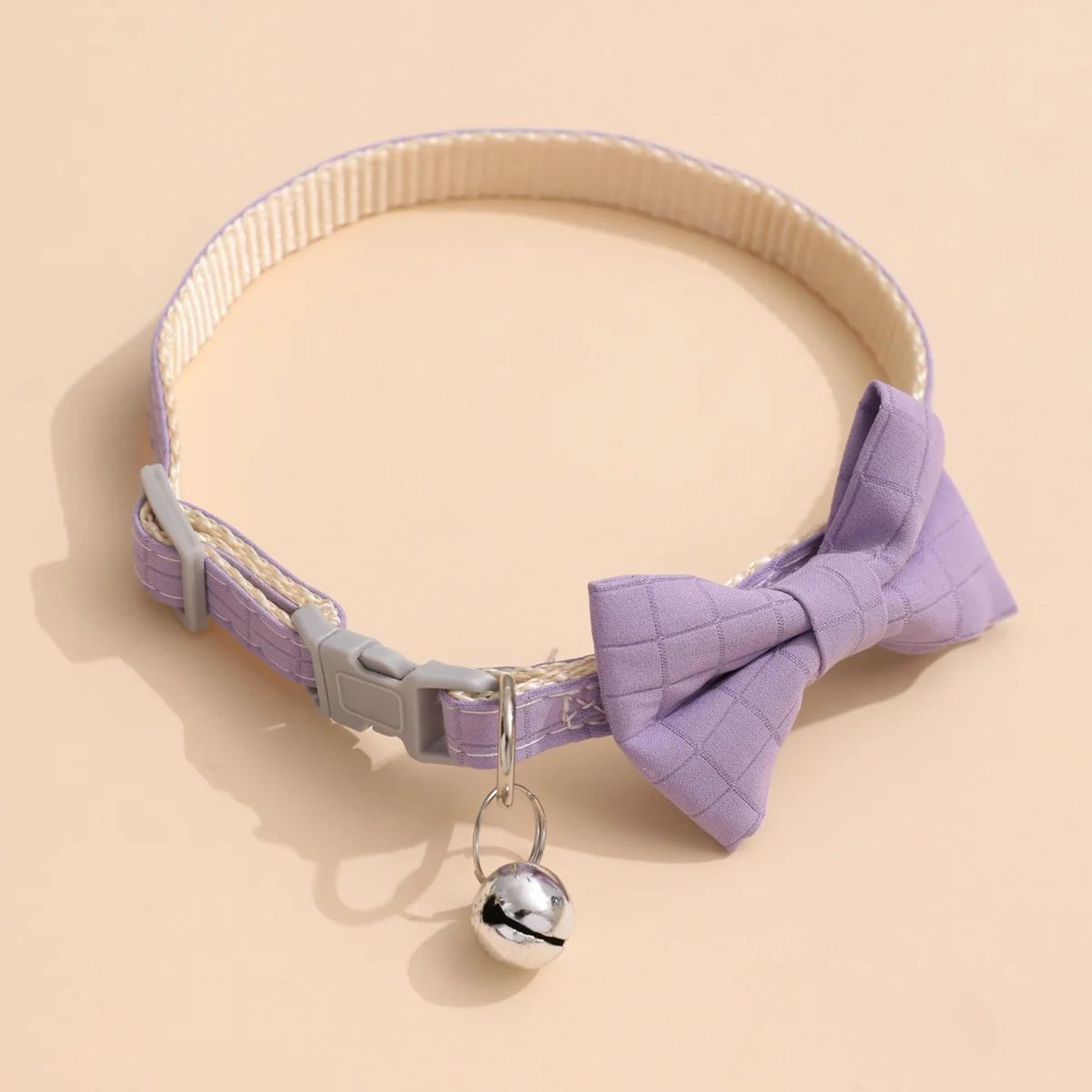 Bow Bell Pet Collar For Cats  Small Dogs 11