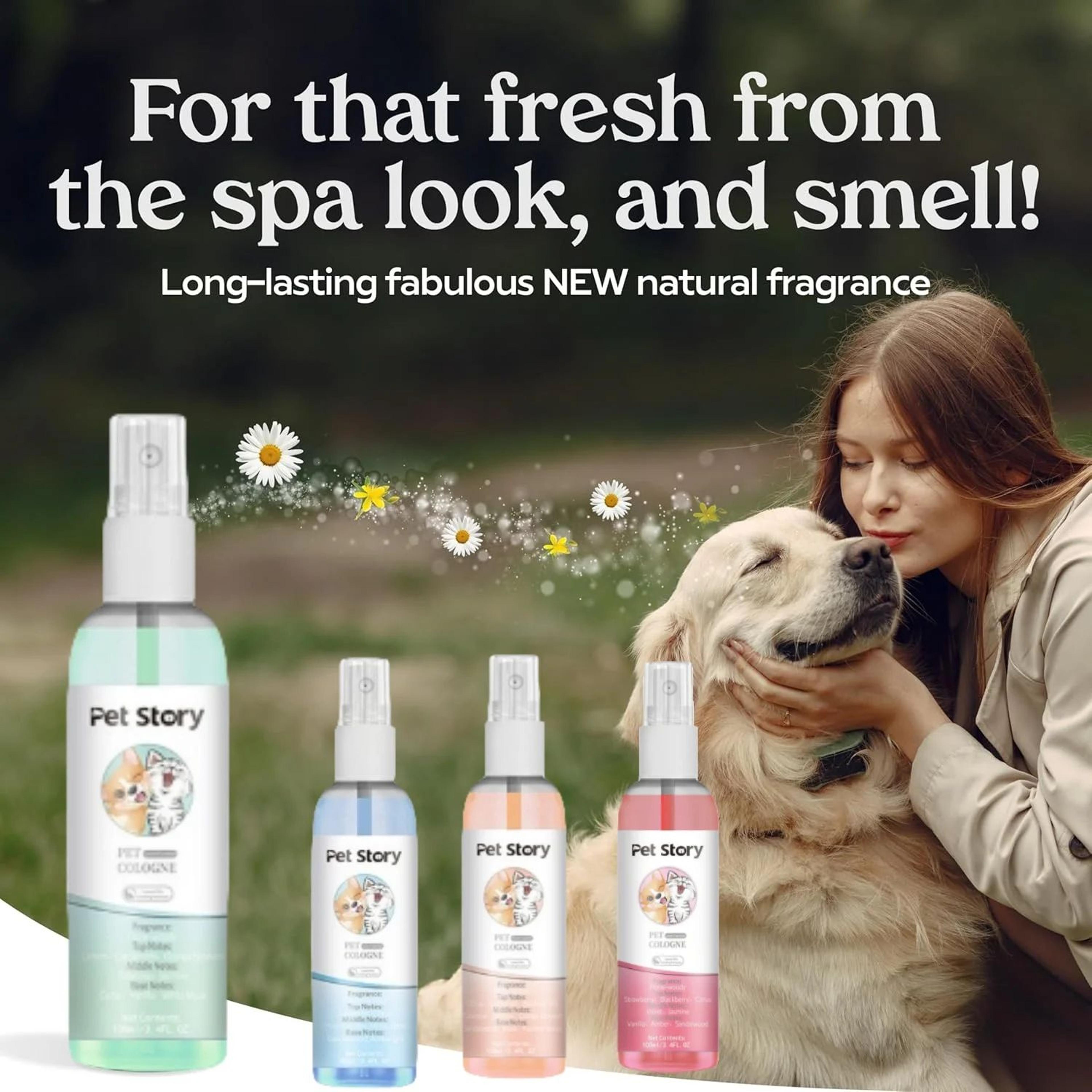 freshpaws dog cologne spray long lasting pet deodorizer