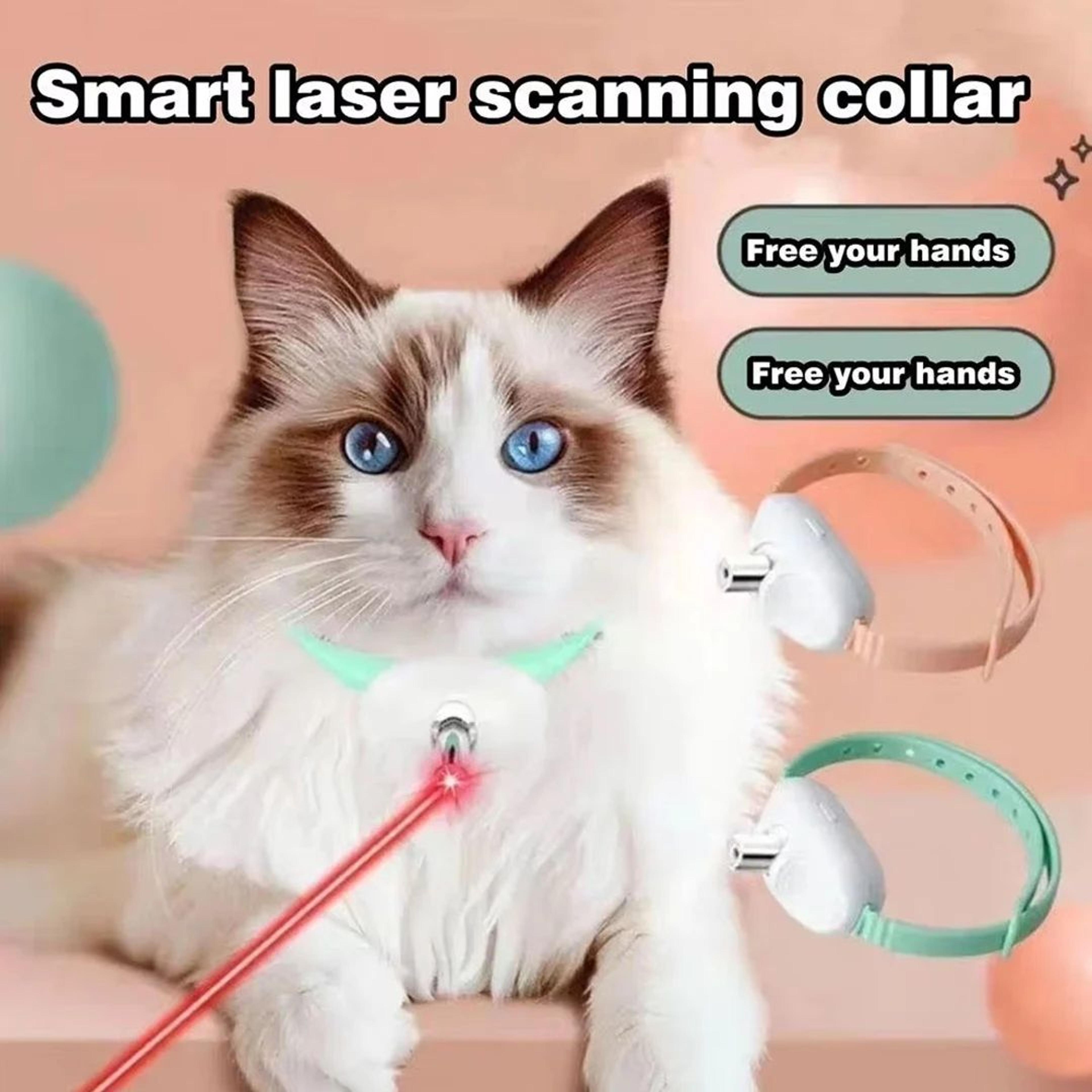 LaserPounce Rechargeable Automatic Laser Cat Collar Toy 2