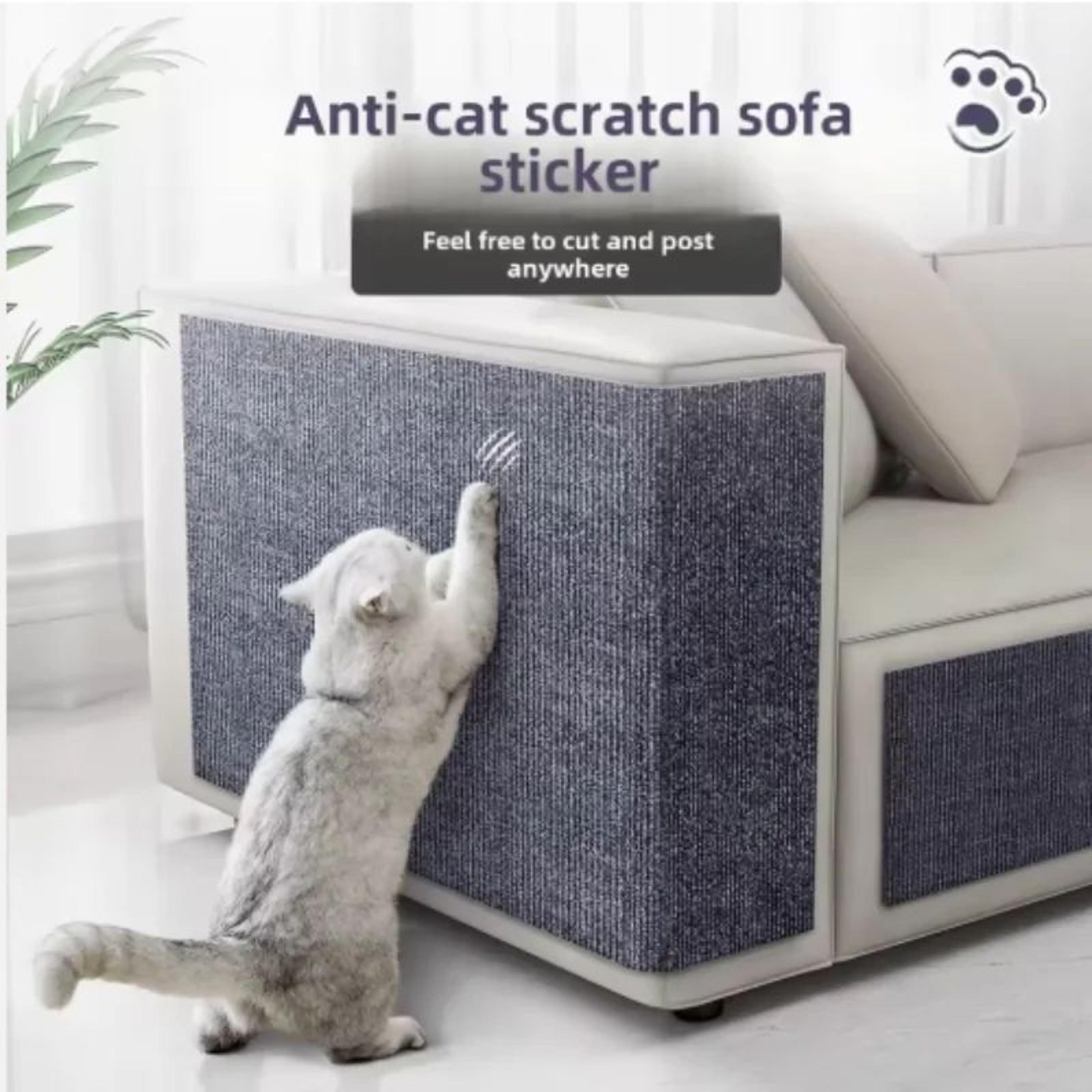 self adhesive cat scratching mat for furniture protection