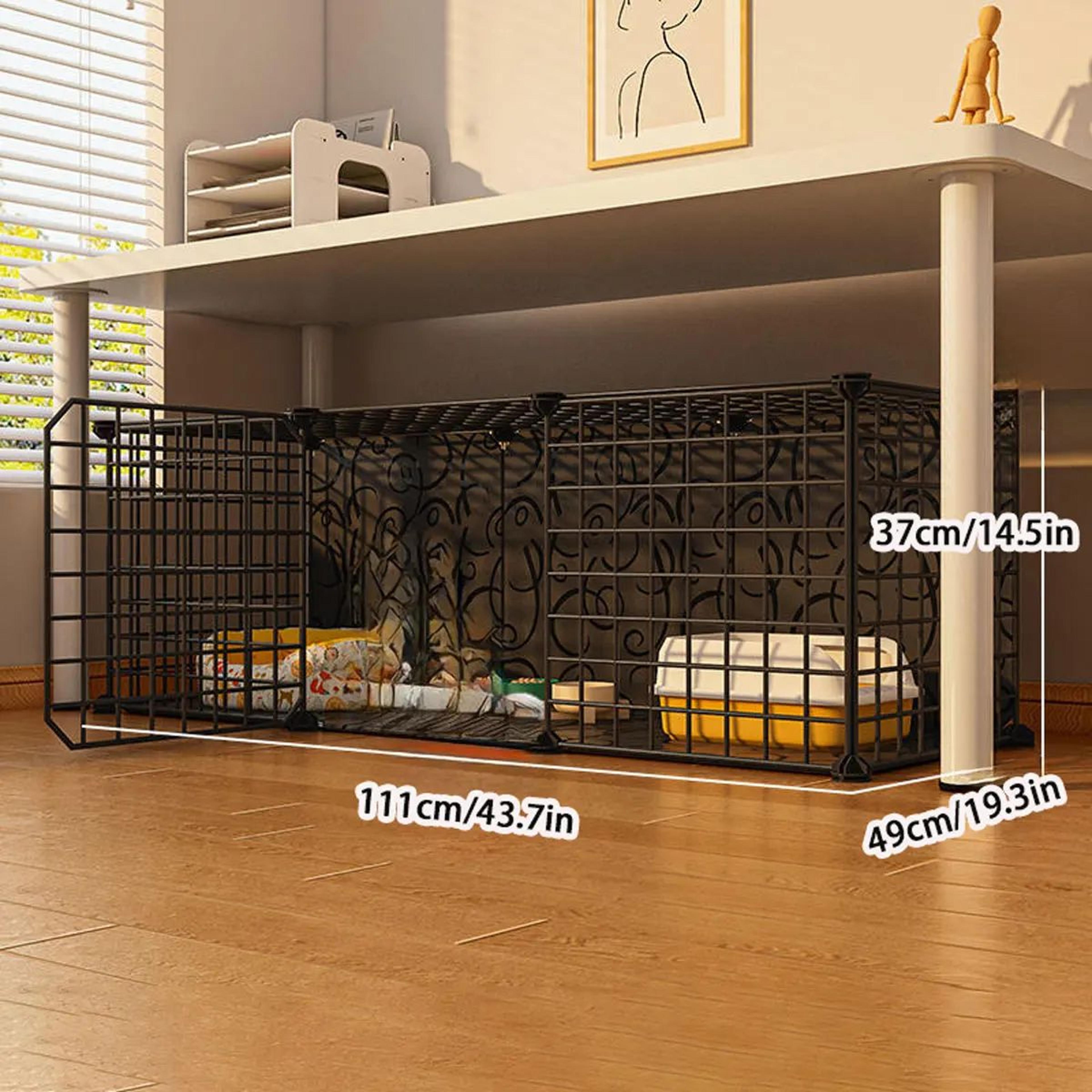 Large Multi Level Cat Villa Cage With Climbing Frame 14
