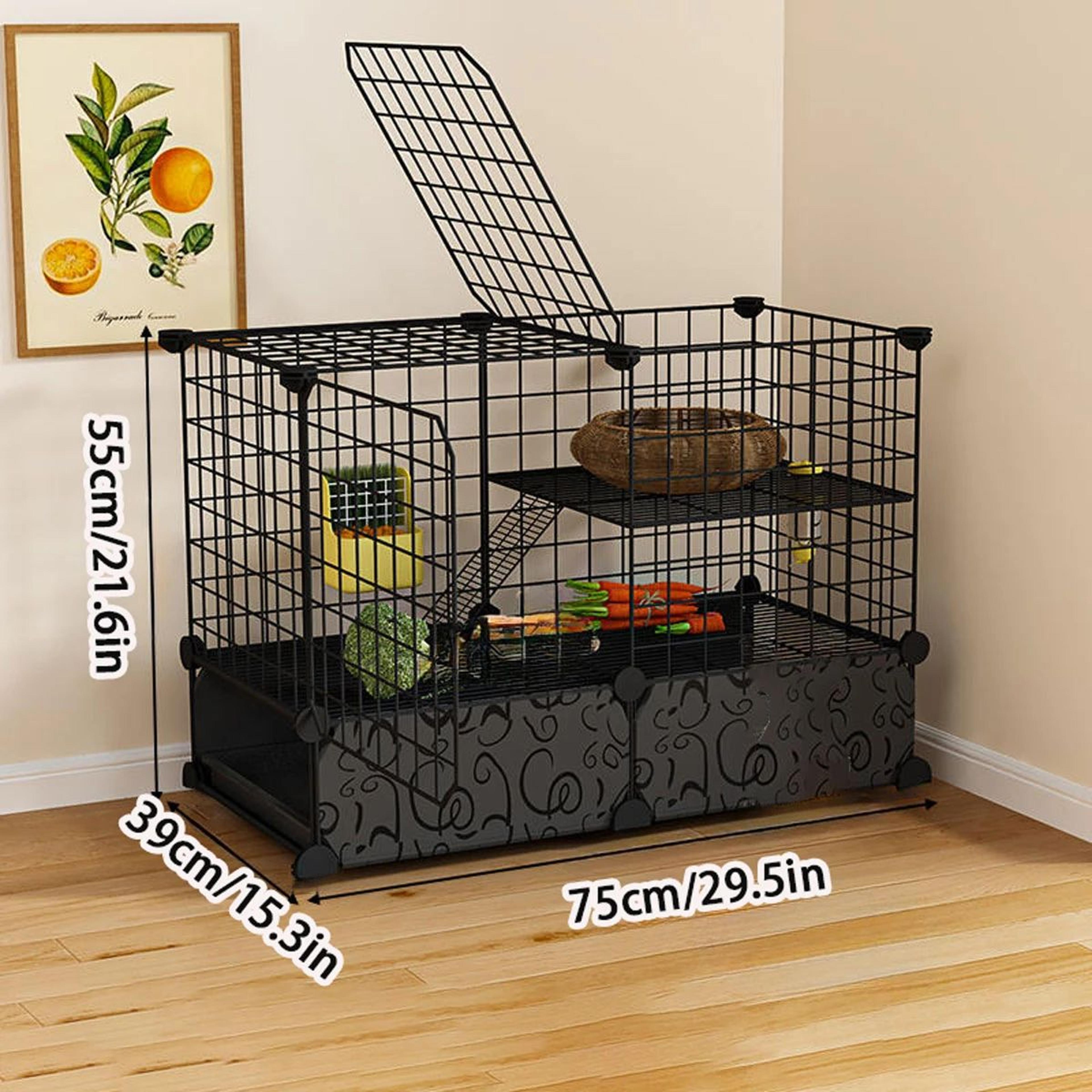 Large Multi Level Cat Villa Cage With Climbing Frame 15