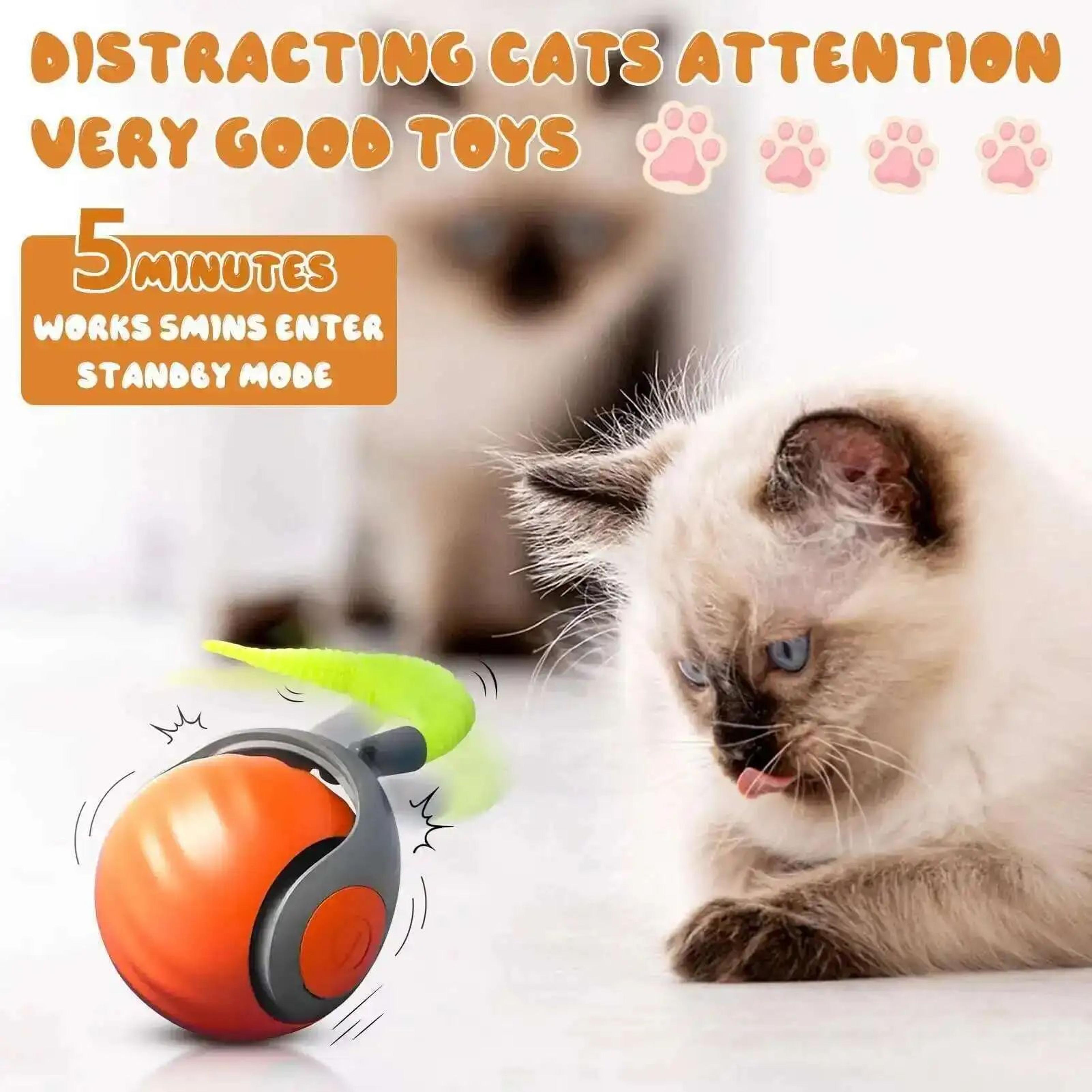 Speedy Tail Smart Interactive Rolling Ball Toy For Cats And Dogs 4