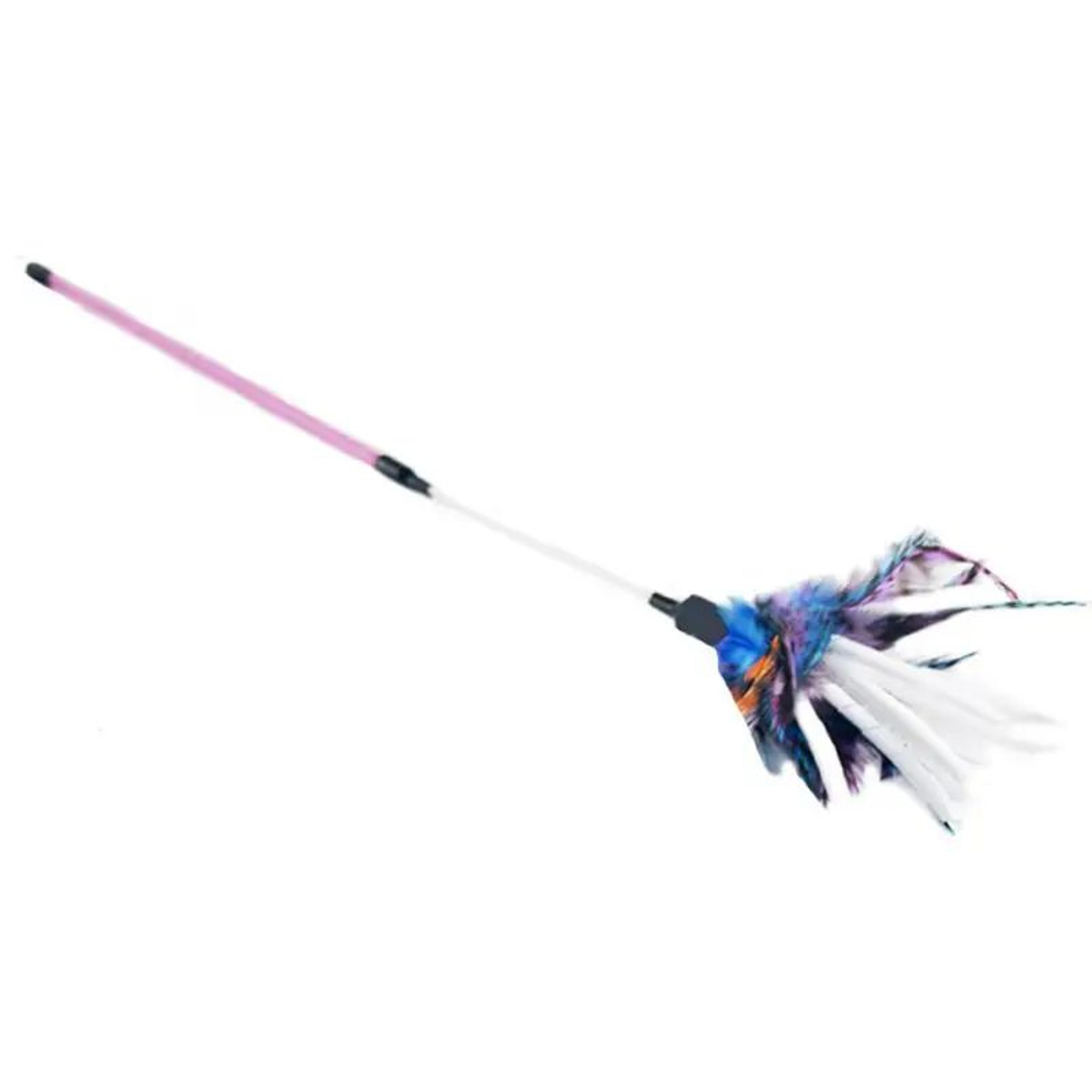 Colorful Feather Cat Wand Toy For Interactive Play 7