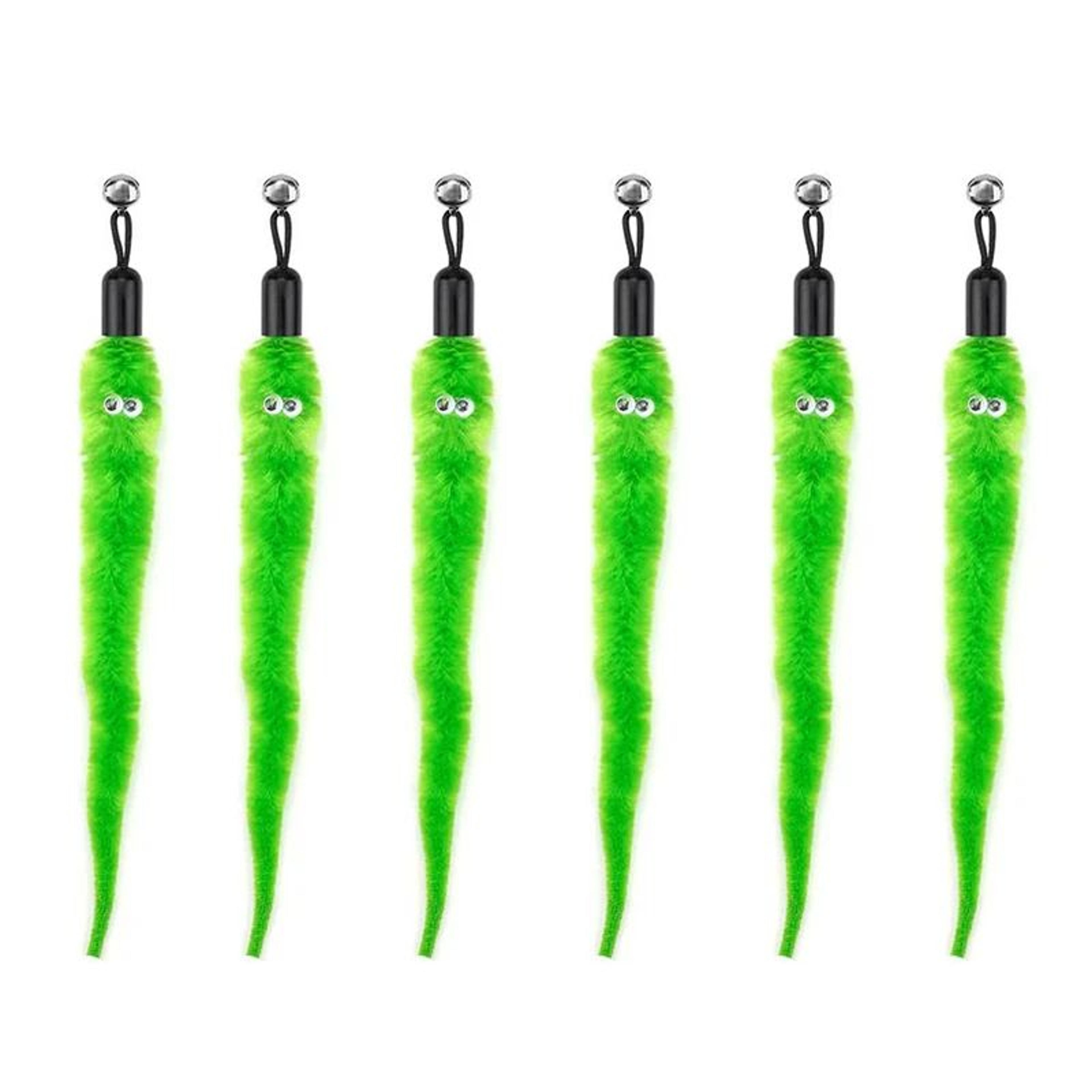 Interactive Cat Toy Refill Set With Feathers Mice Worms And Bells 10