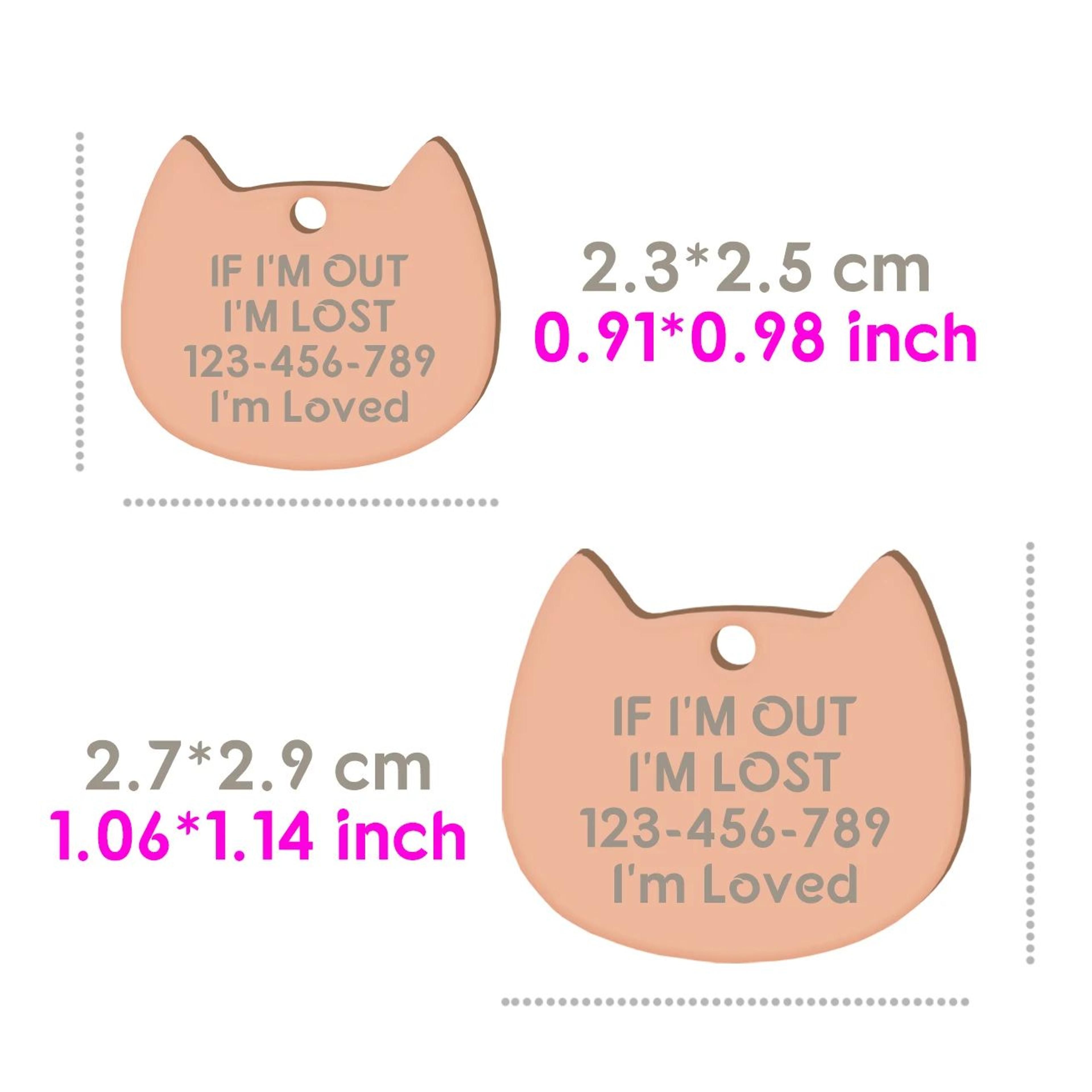 Personalized Pet ID Tag With Custom Pet Face Engraving 4