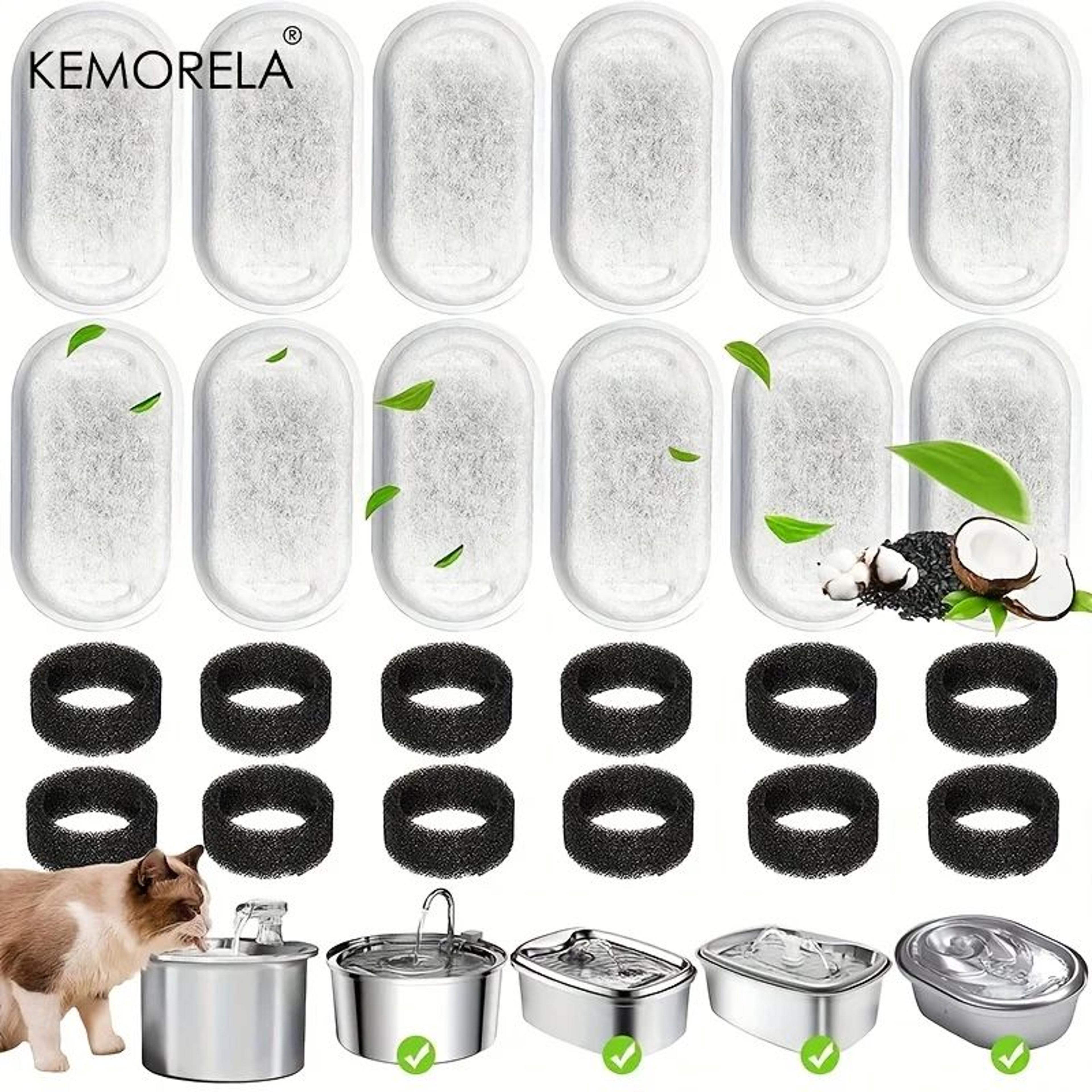 PureFlow Cat Water Fountain Filter Replacement Set 0