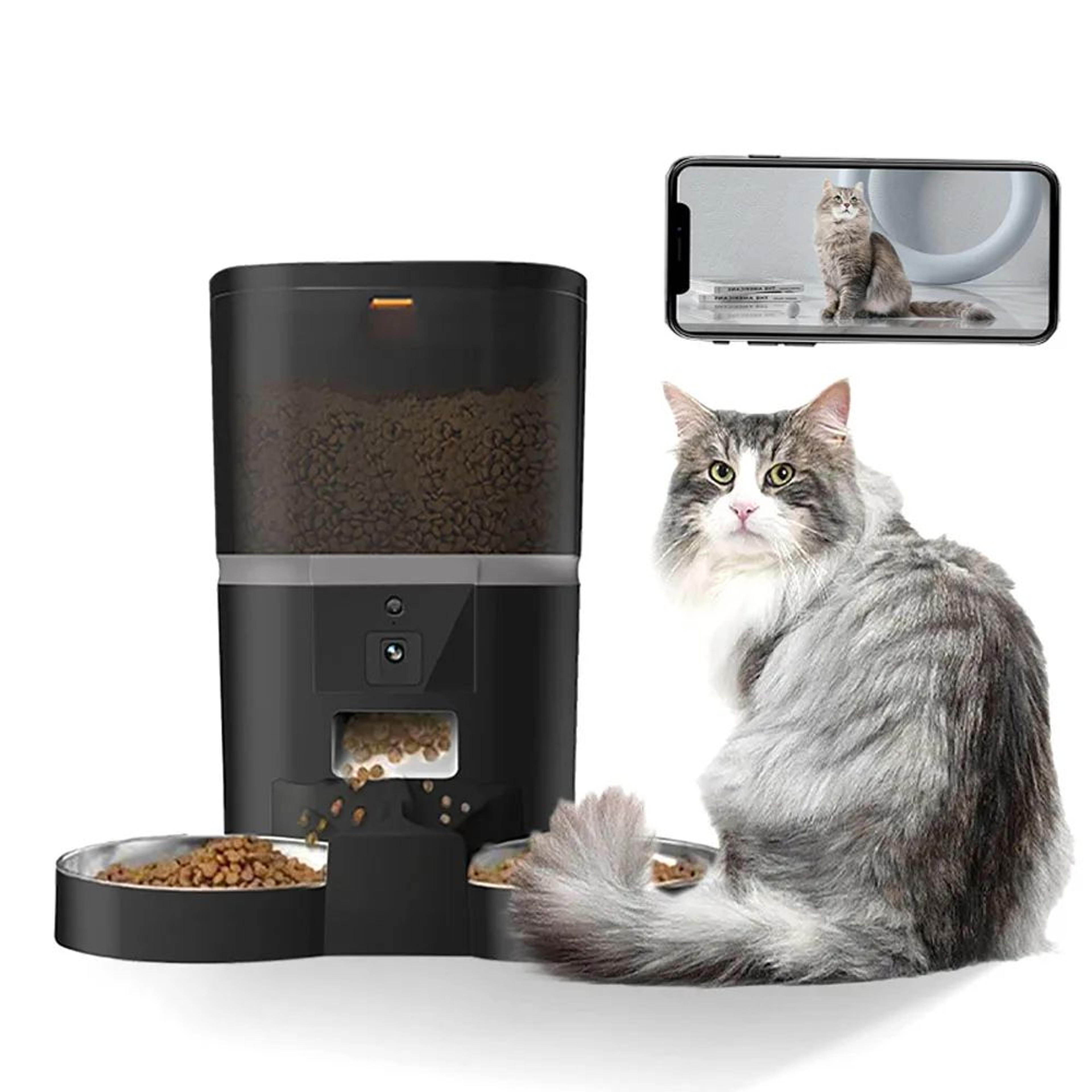 SmartView Automatic Pet Feeder With HD Camera 4L WiFi Cat And Dog Food Dispenser 6