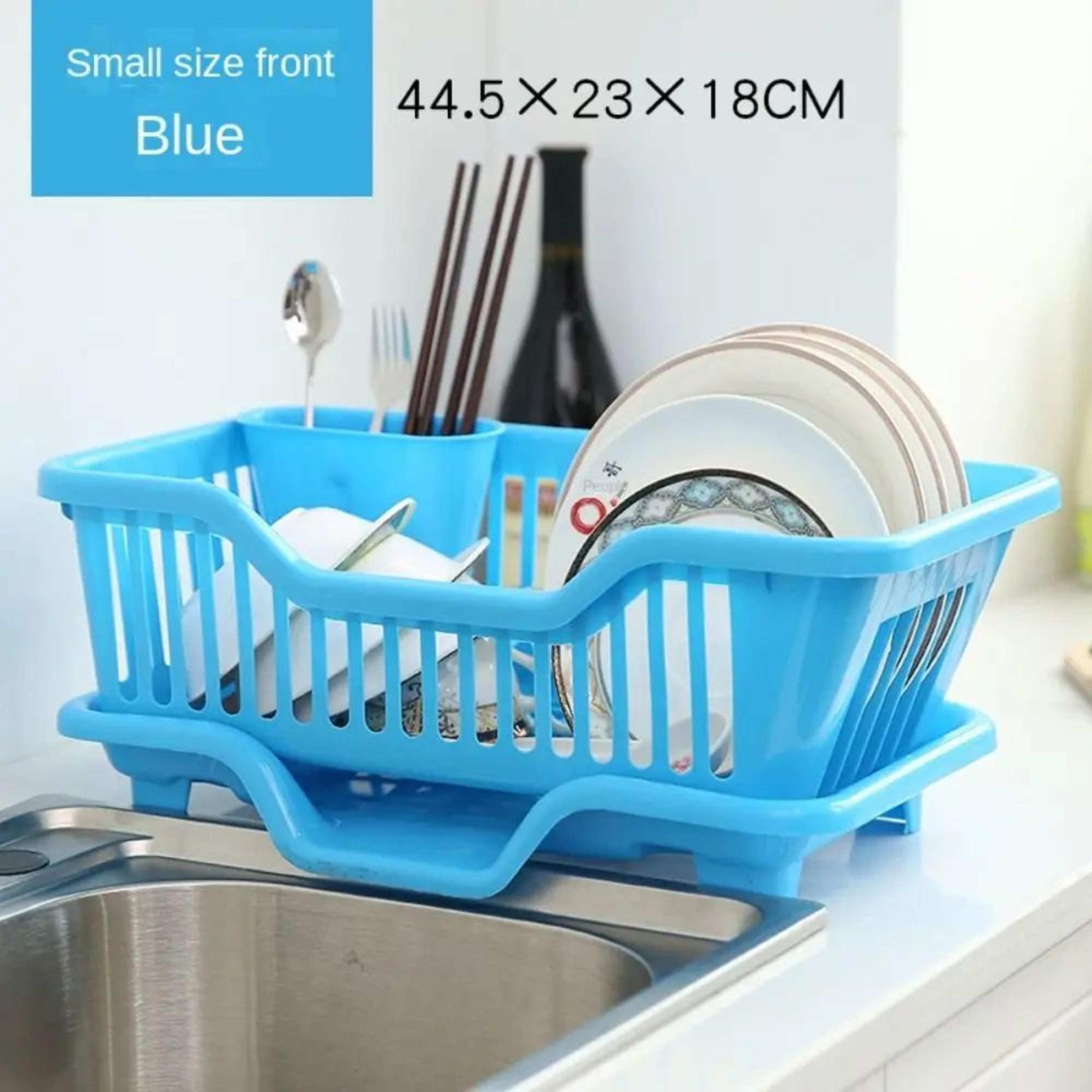 Kitchen Dish Drying Rack With Drain Board Utensil Organizer 6