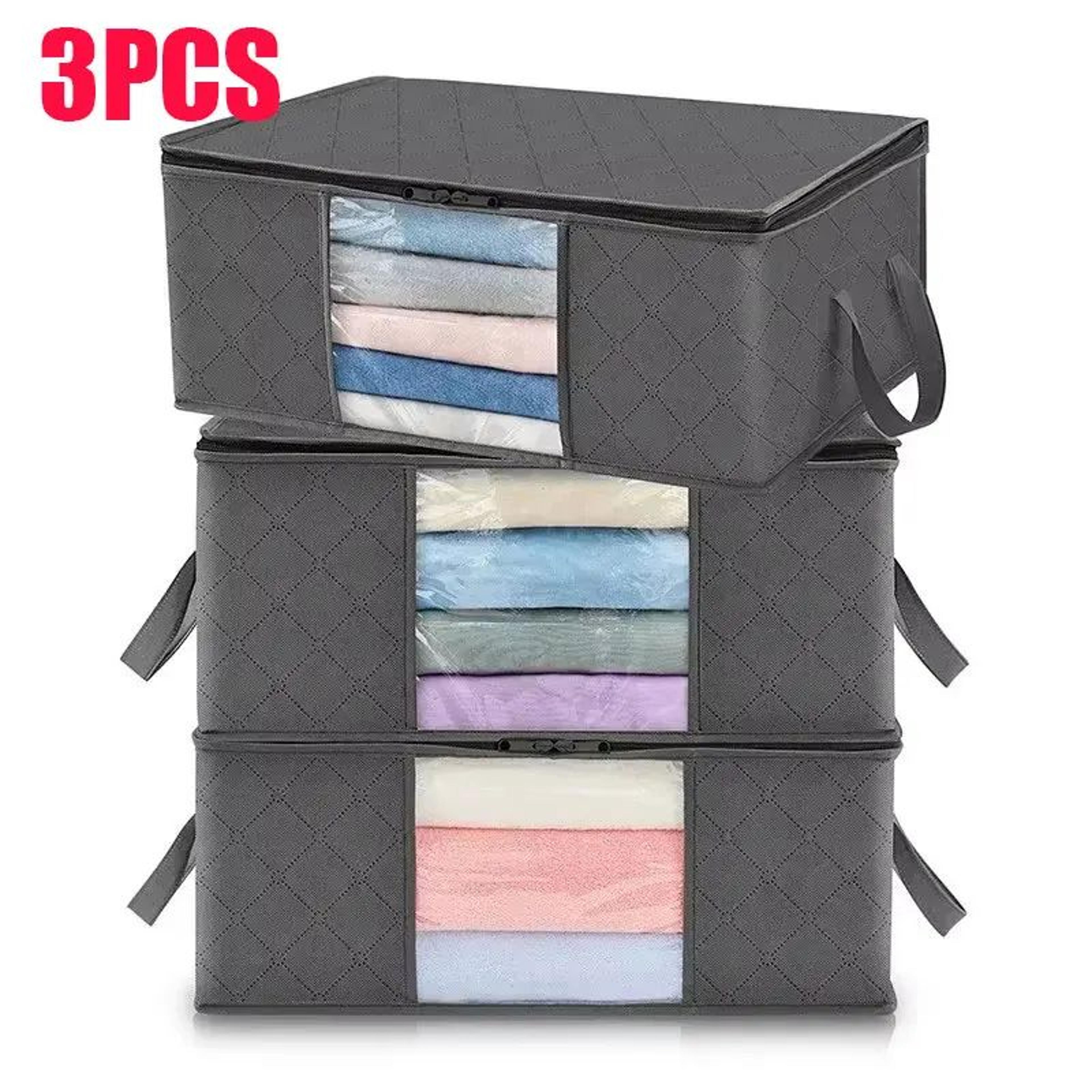 Large Capacity Clothes Storage Bags Foldable Blanket 3