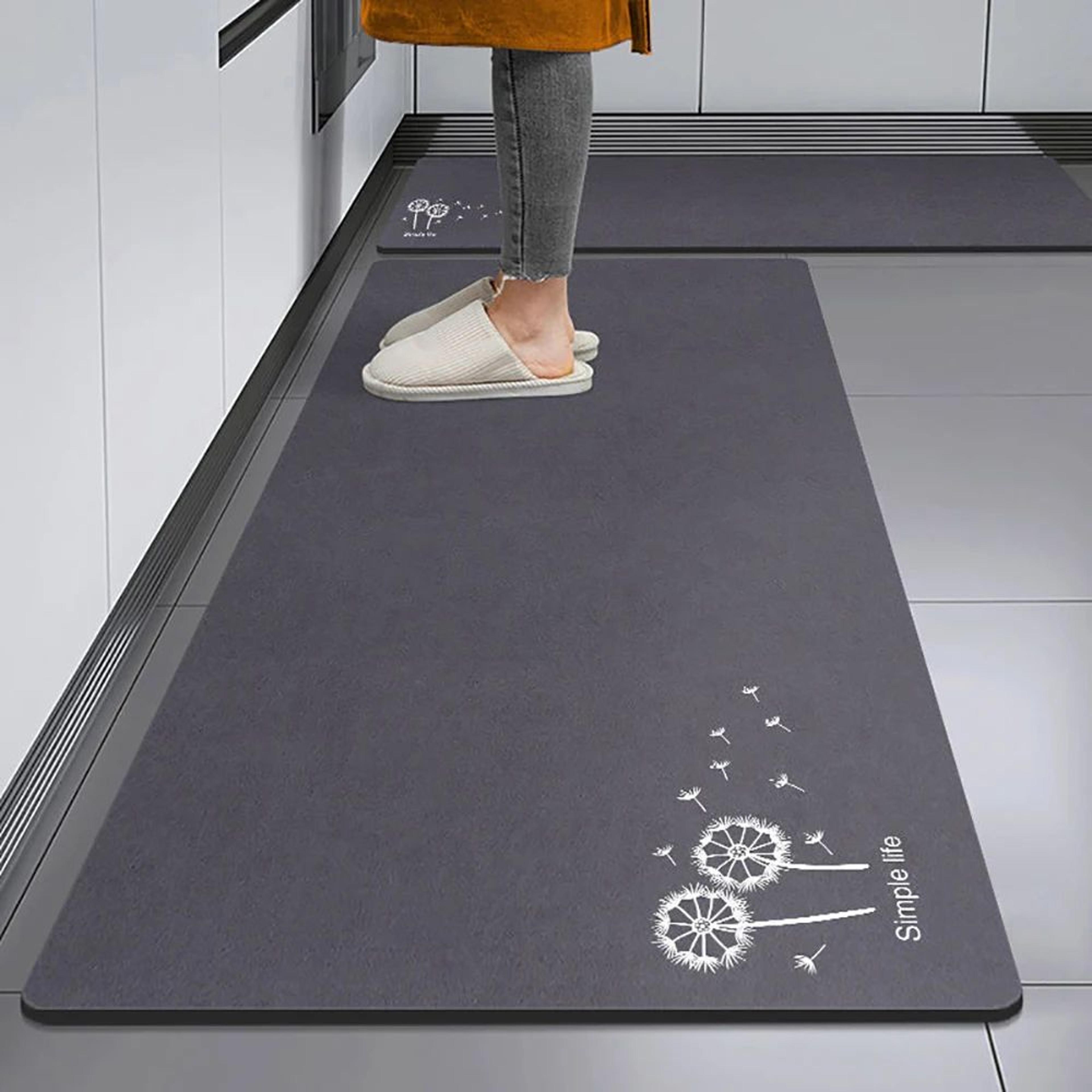 Crystal Velvet Kitchen Runner Mat Absorbent Non Slip Floor Rug 0