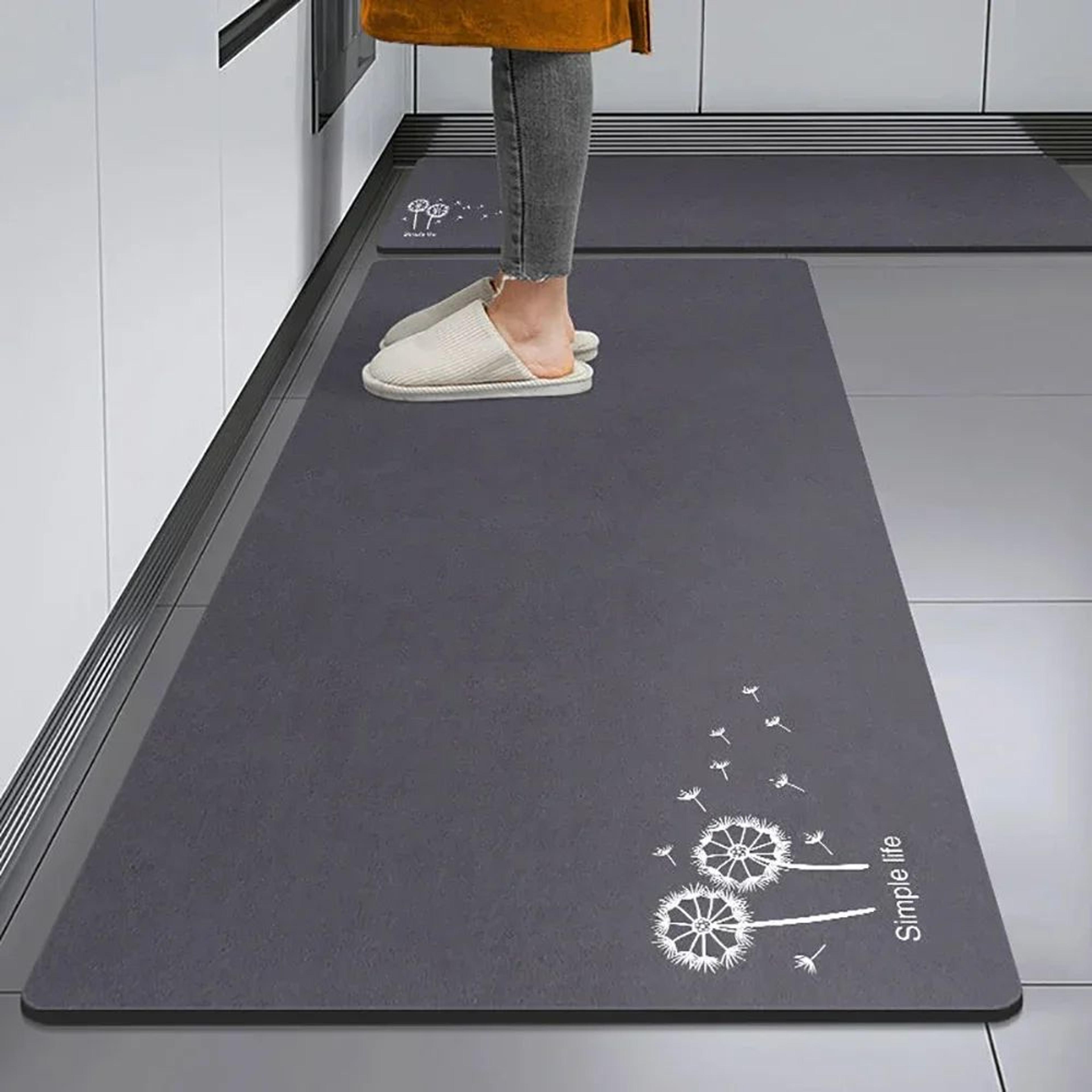 Crystal Velvet Kitchen Runner Mat Absorbent Non Slip Floor Rug 9