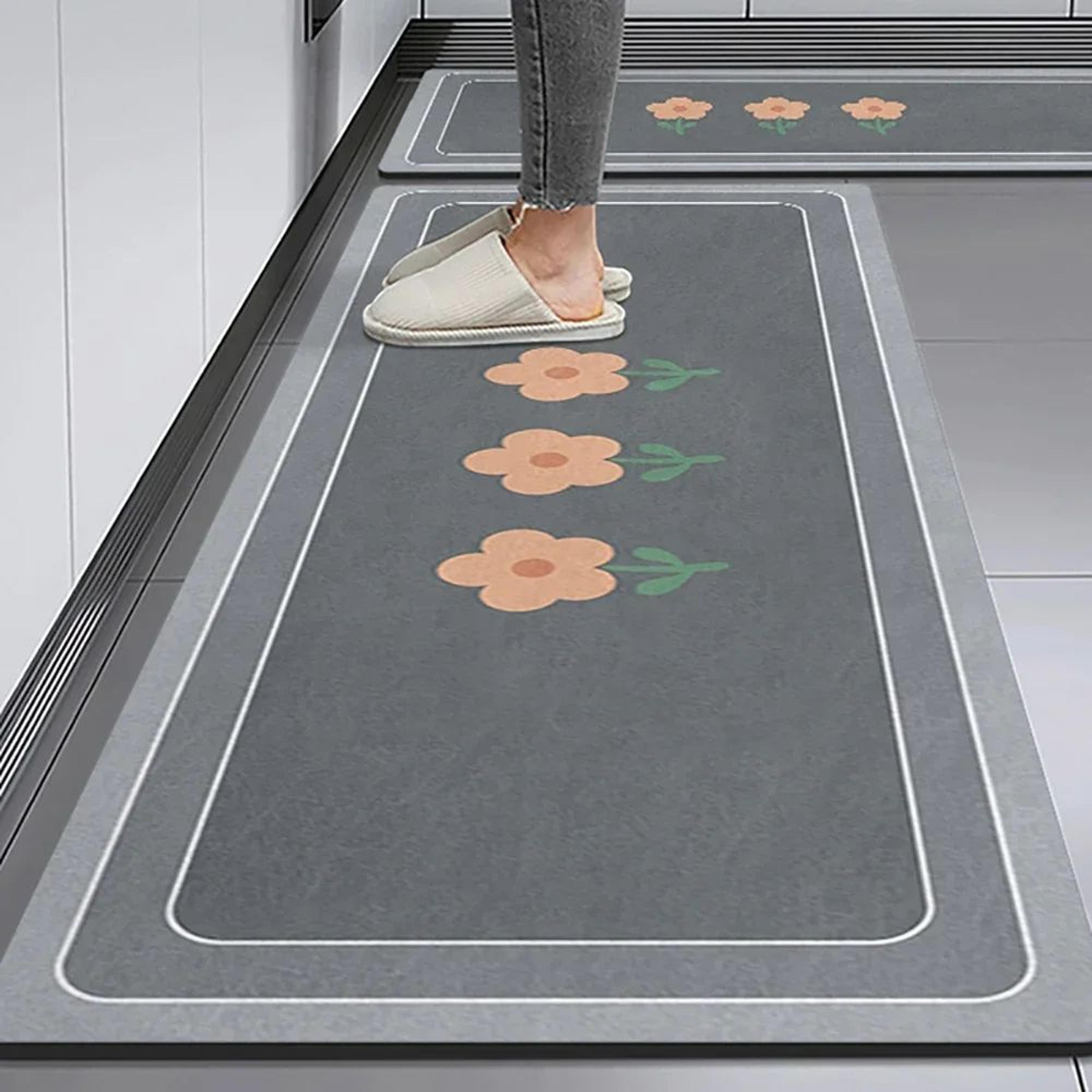 Crystal Velvet Kitchen Runner Mat Absorbent Non Slip Floor Rug 11