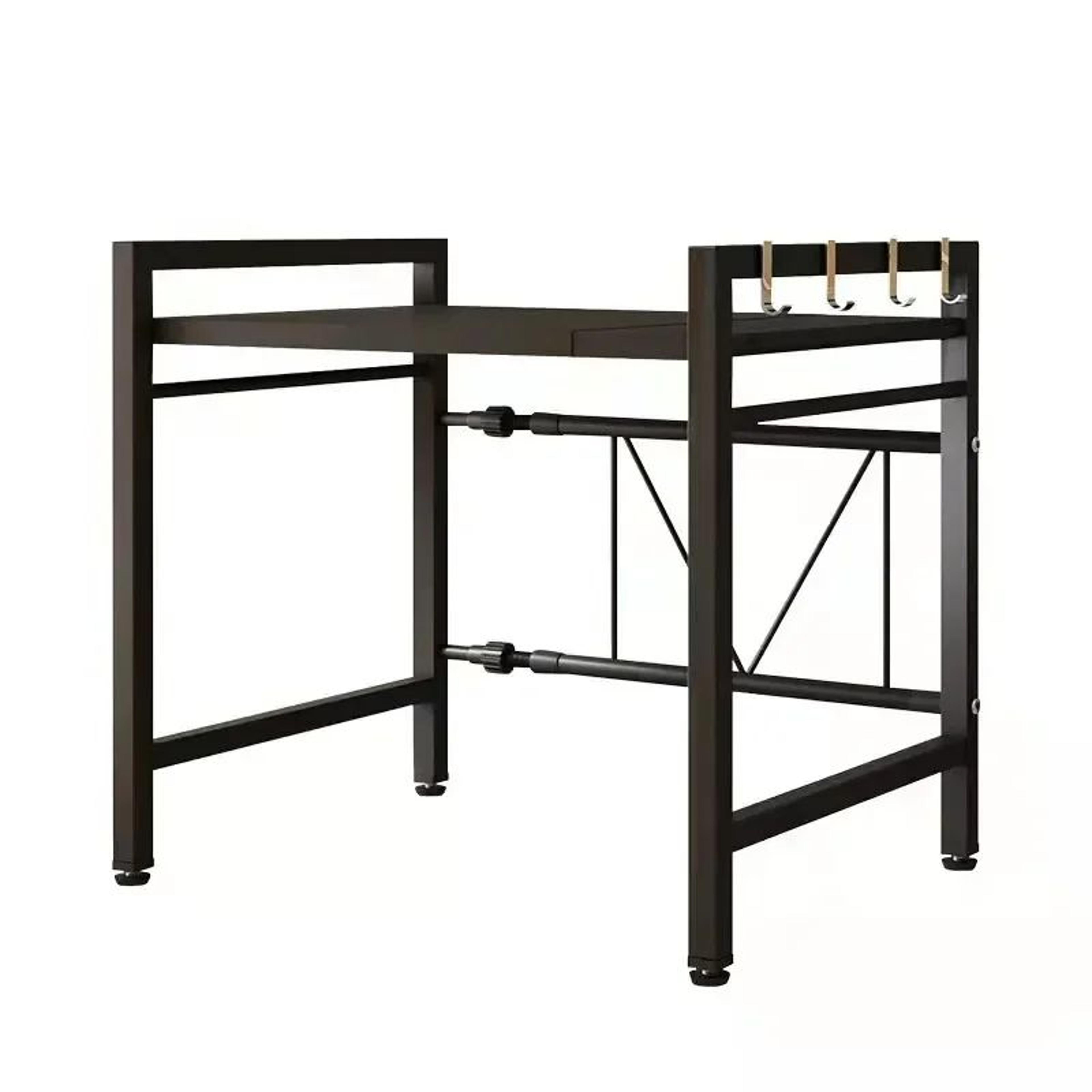 Expandable Microwave Oven Shelf Kitchen Countertop Storage Rack 5