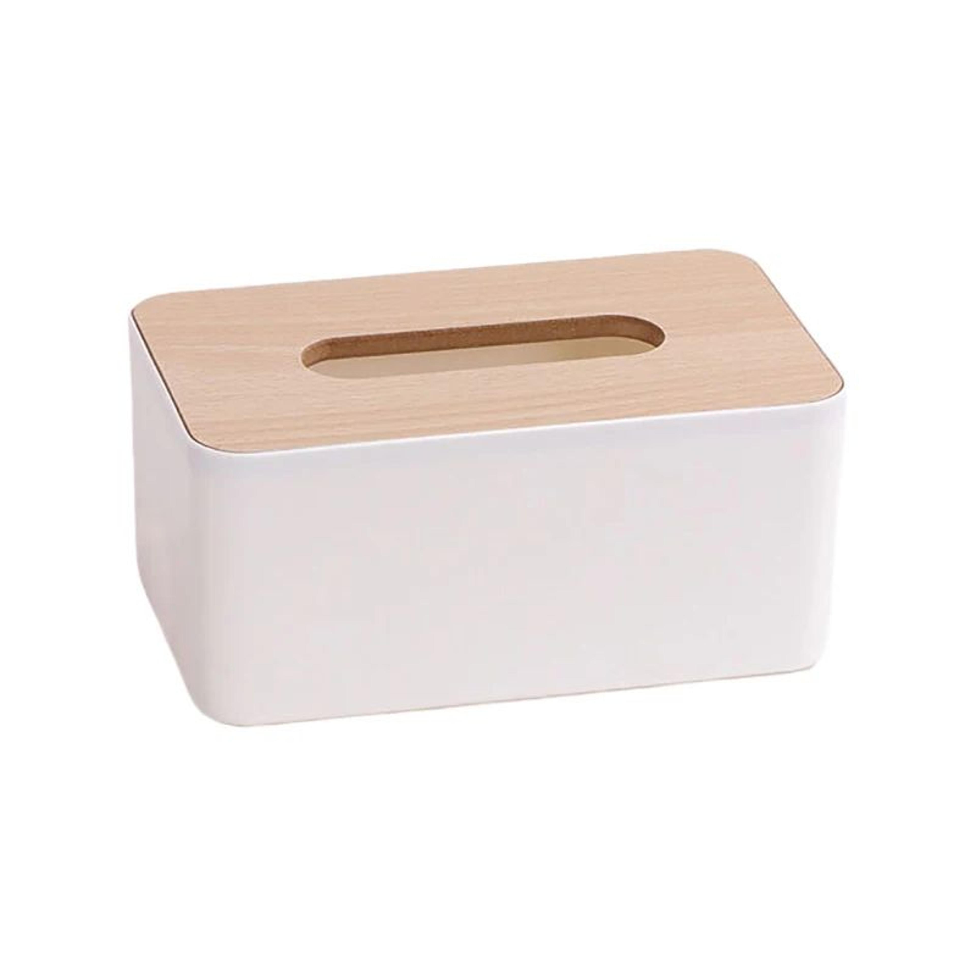 Bamboo Tissue Box Cover Waterproof Rectangular Tissue Holder 7