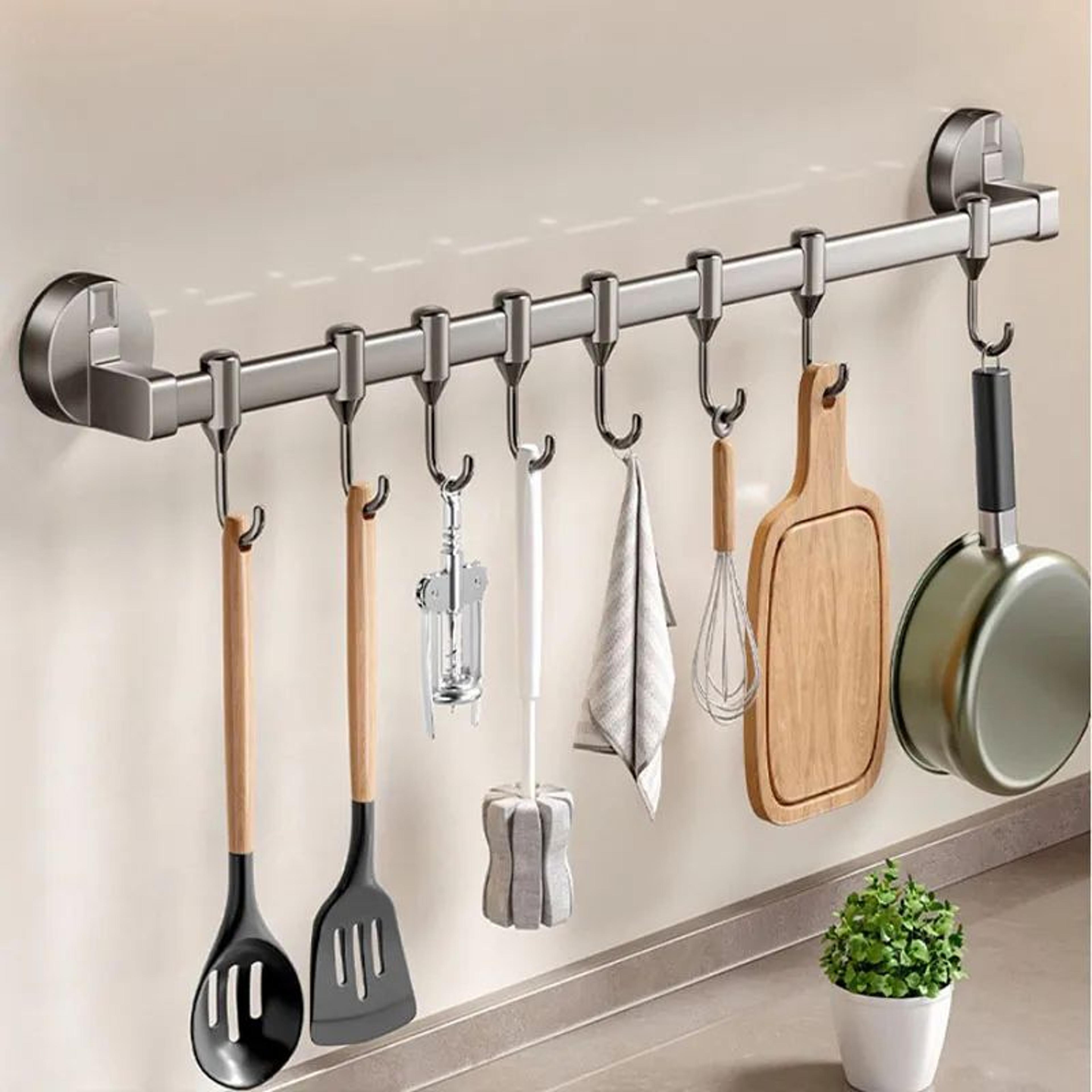 VacuHold Suction Cup Kitchen Utensil Rack 2