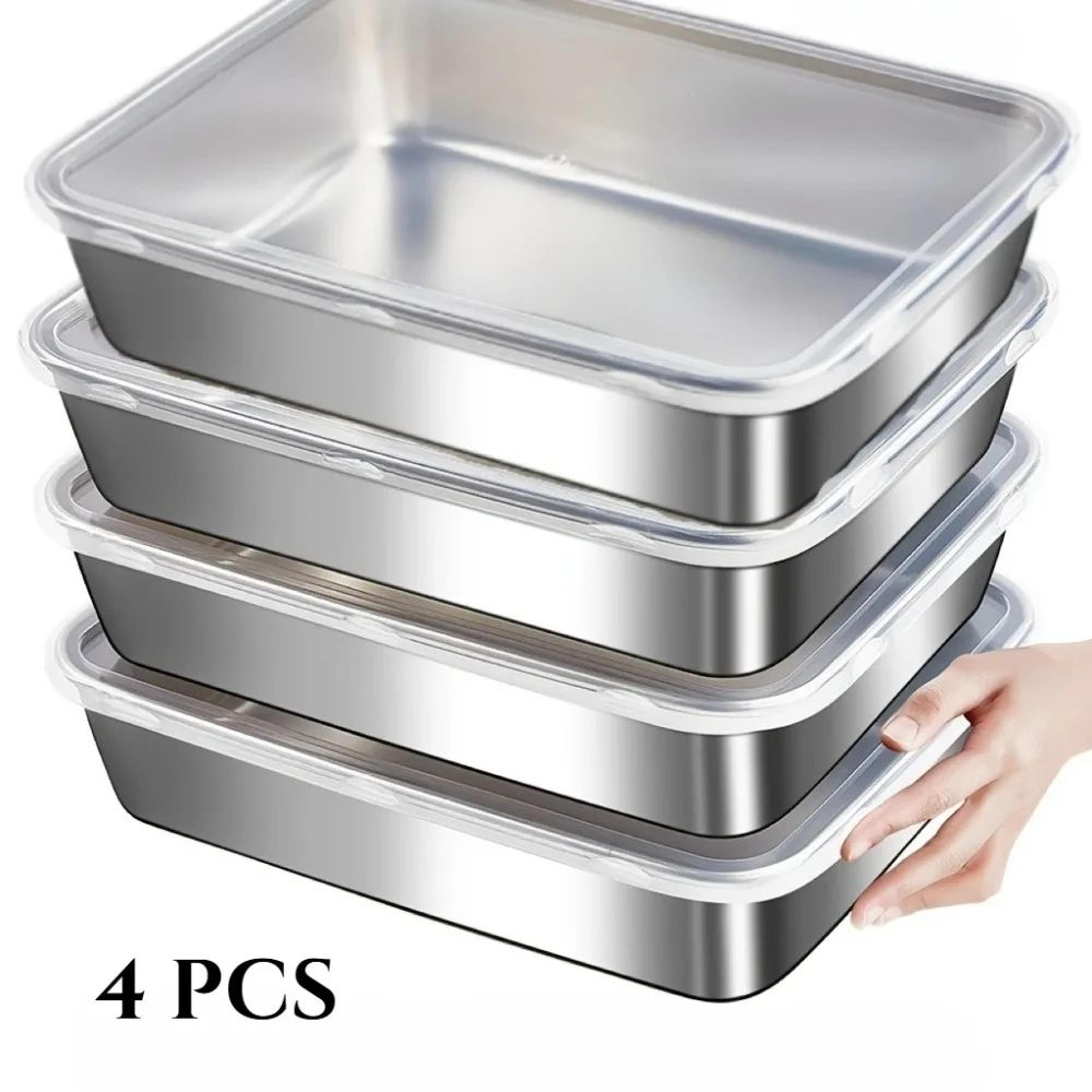 ChefBake Stainless Steel Roasting Pan Set 4