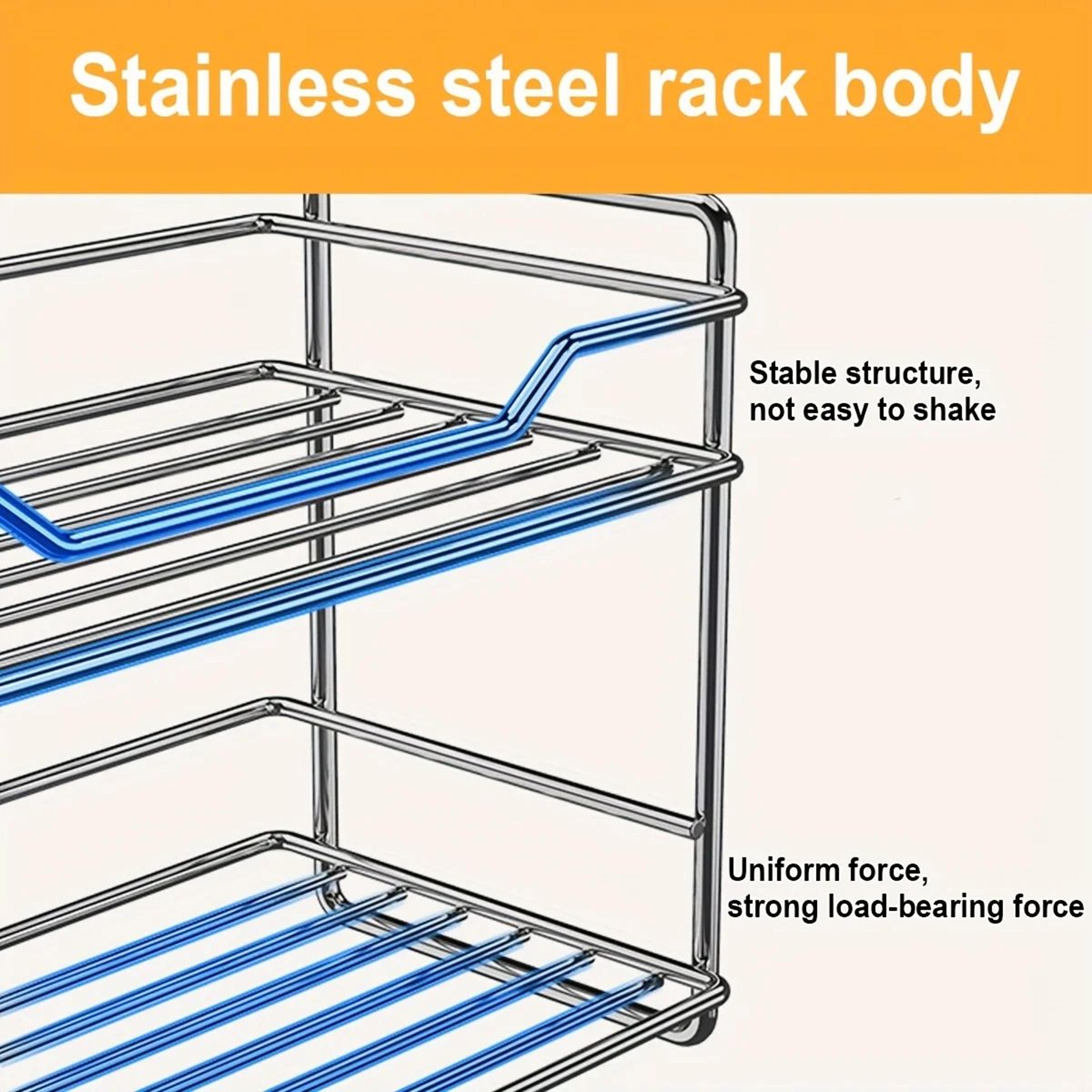 SteelStack 2 Tier Kitchen Spice Organizer Rack 4