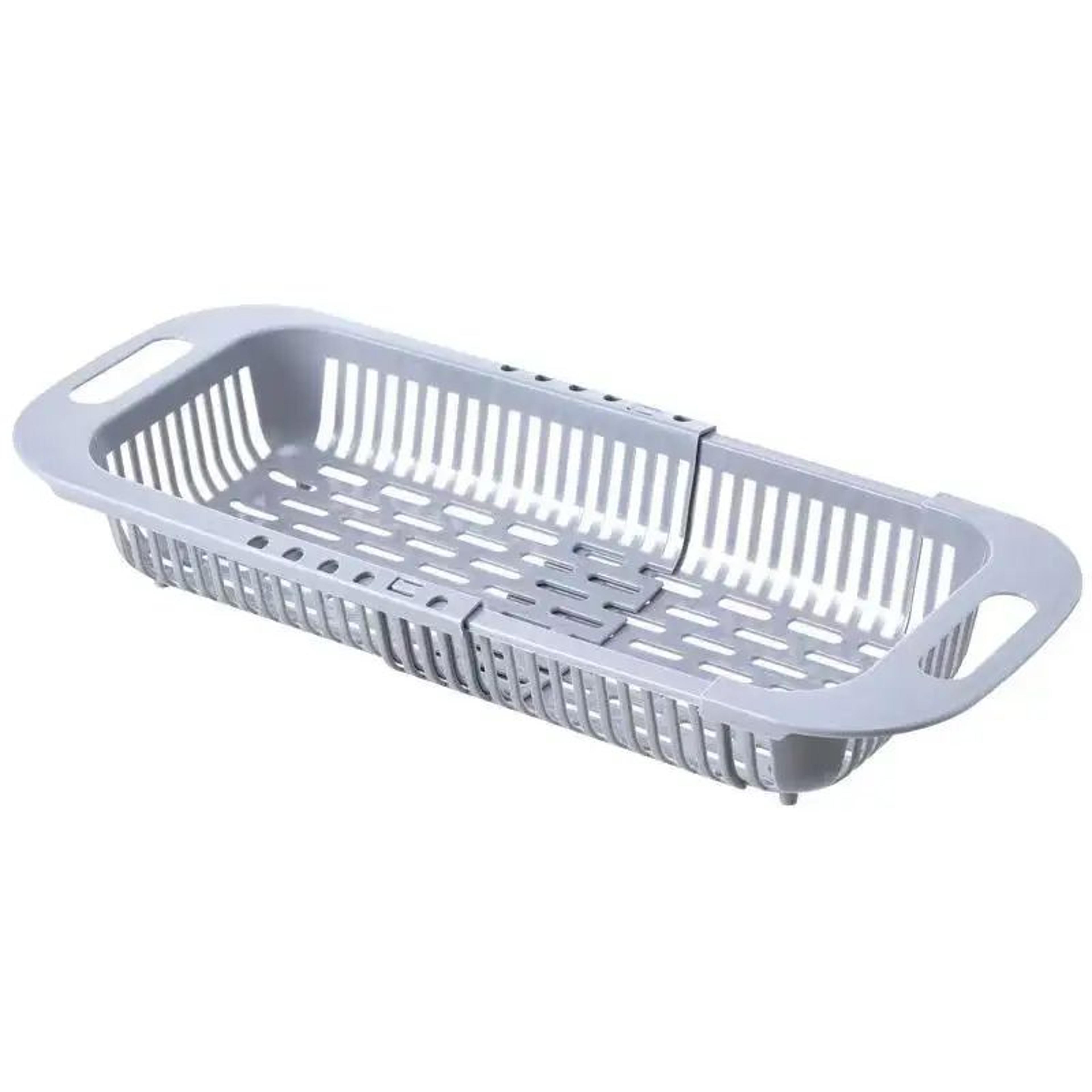 Retractable Sink Drain Rack Expandable Kitchen Drain Basket Organizer 7