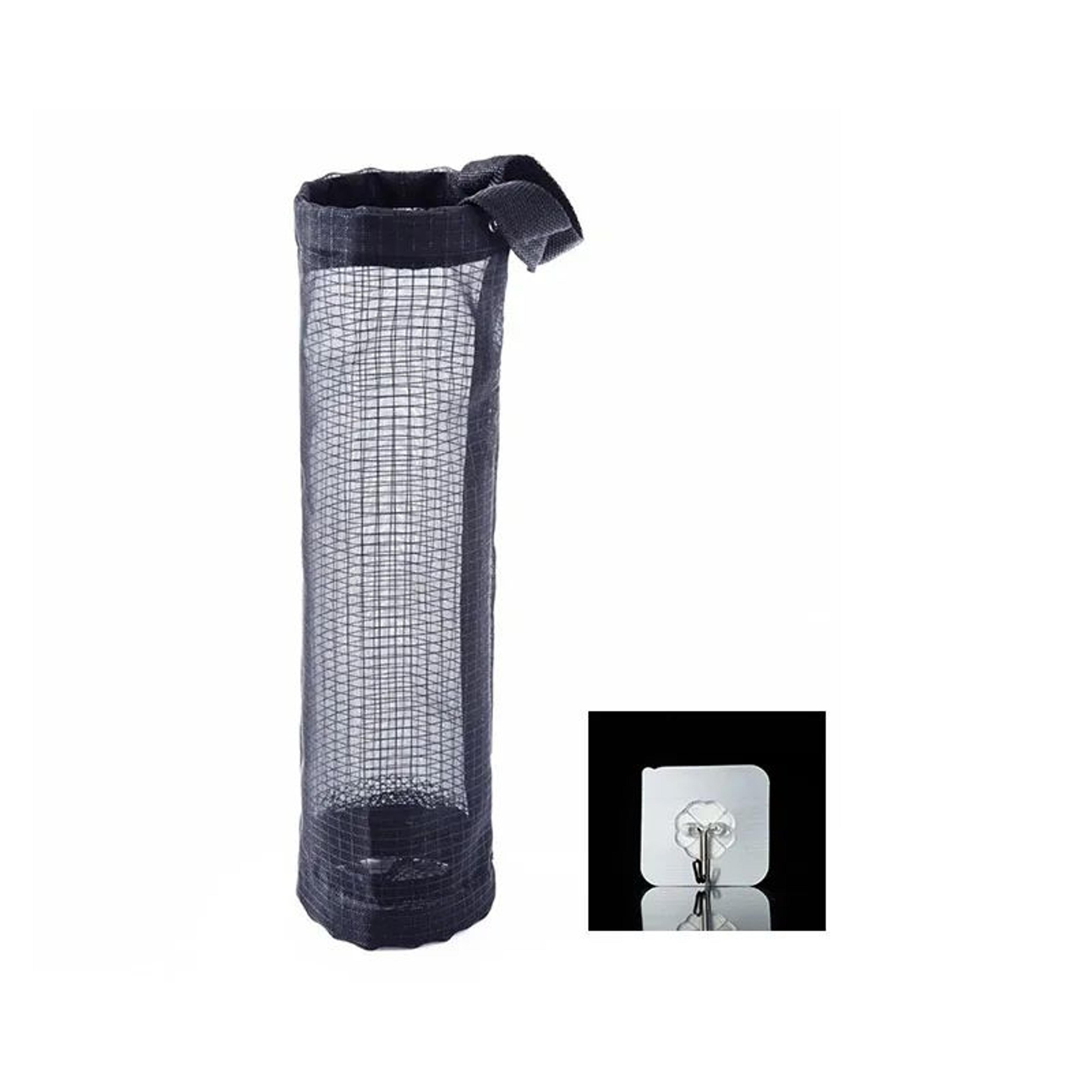 Wall Mounted Trash Bag Dispenser Kitchen Storage Organizer 6