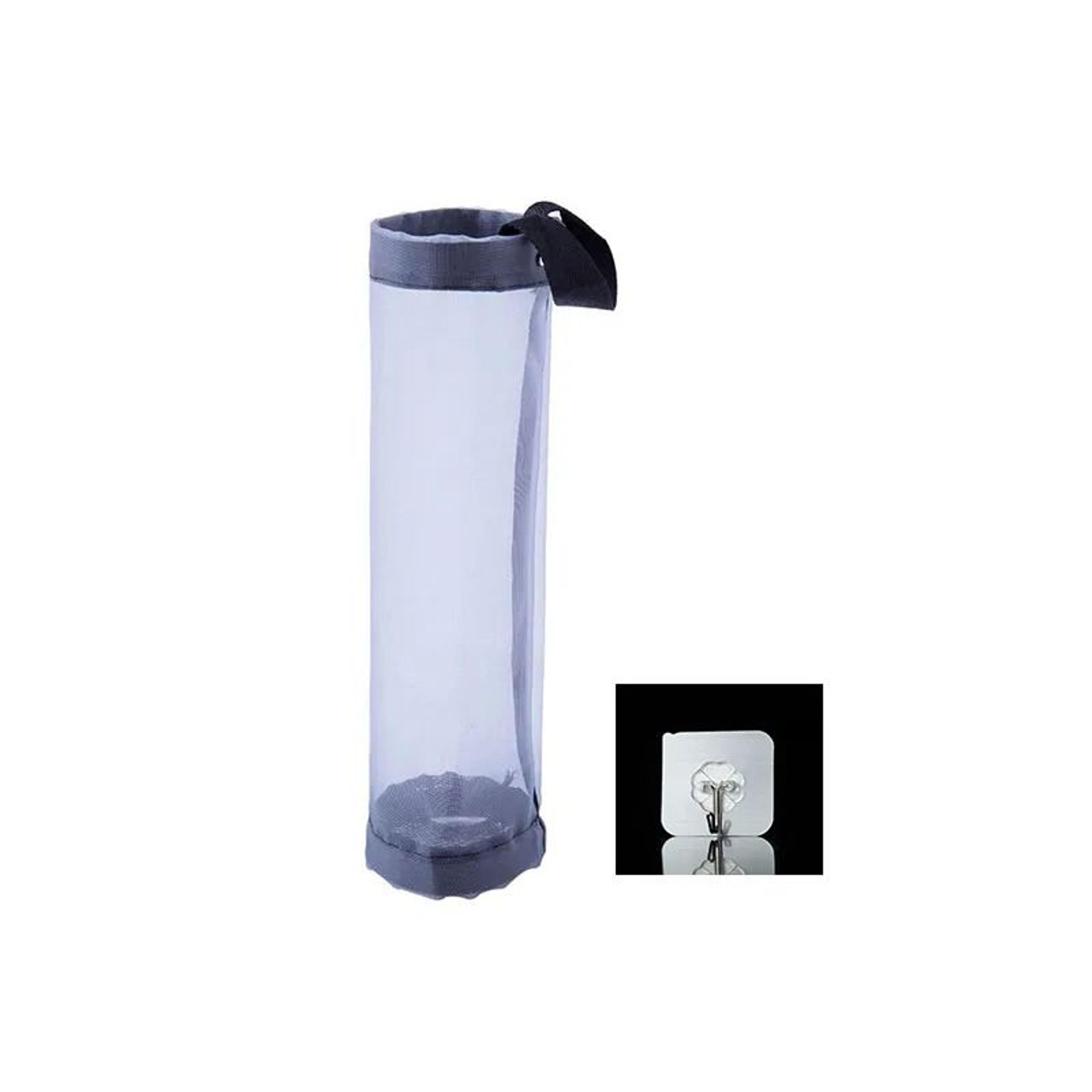 Wall Mounted Trash Bag Dispenser Kitchen Storage Organizer 7