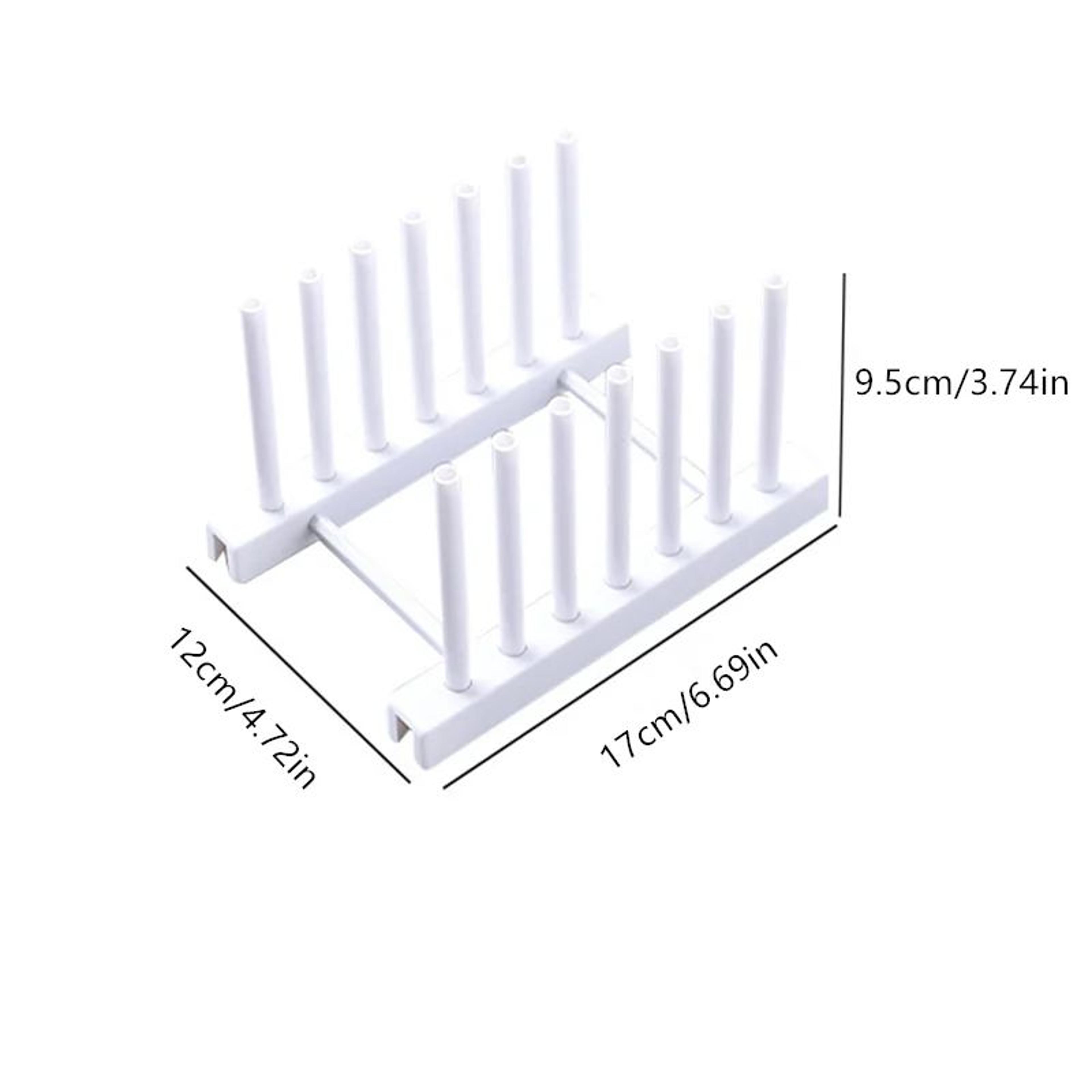 Compact Dish Drying Rack With Cutlery Holder 5