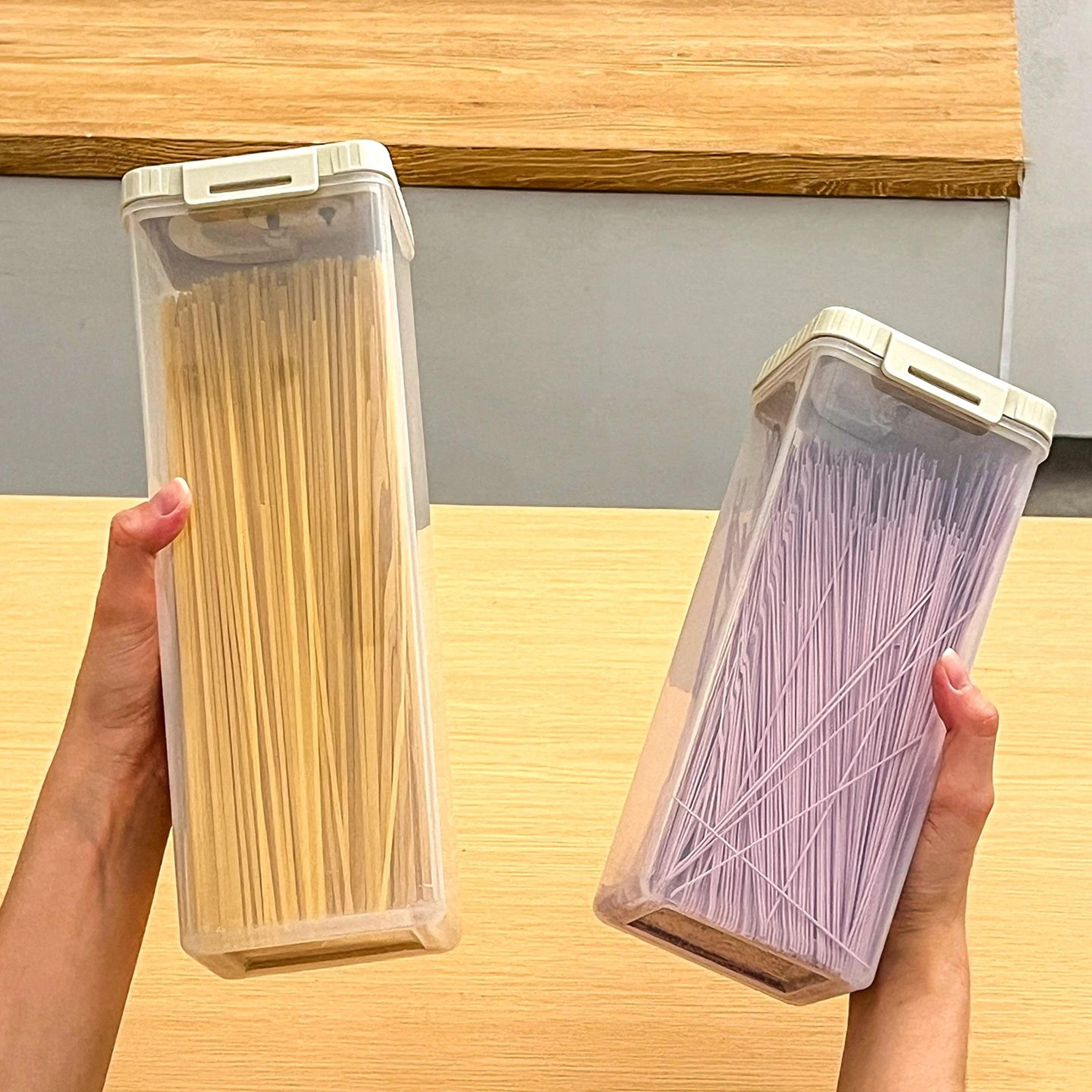 Airtight Pasta Storage Container With Handle For Spaghetti And Noodles 3