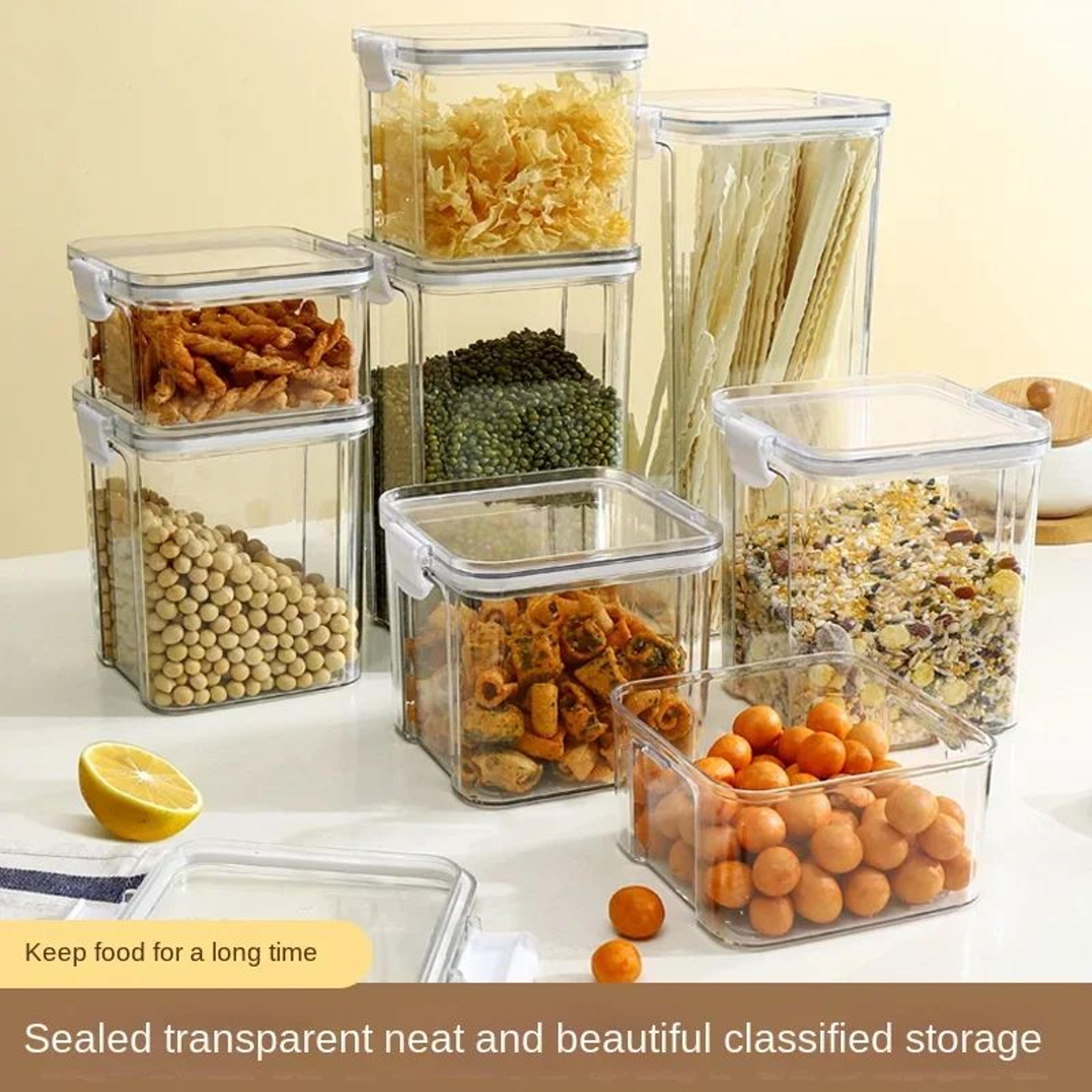 Large Capacity Airtight Kitchen Storage Jar Set 2