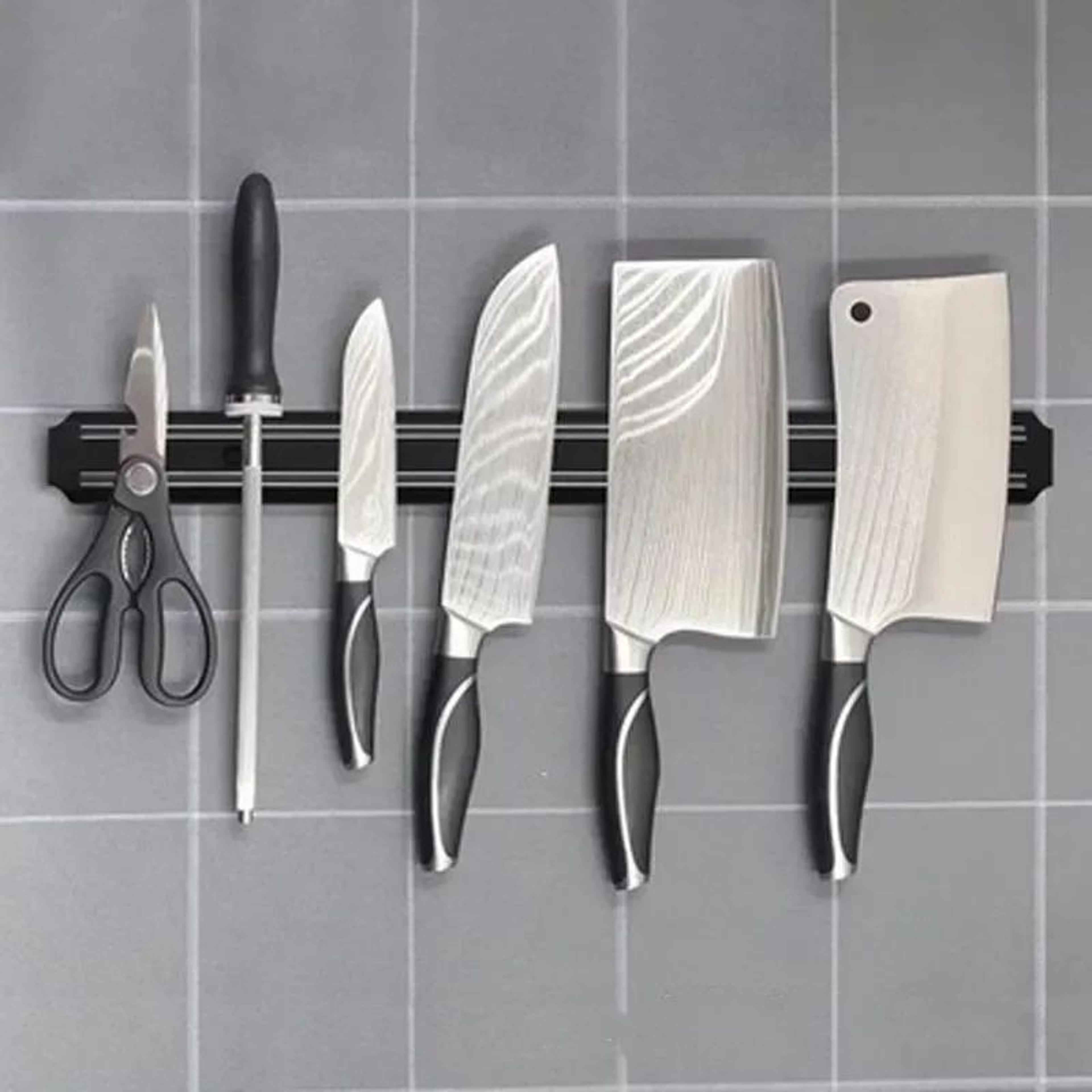 Magnetic Stainless Steel Knife Holder Rack 1