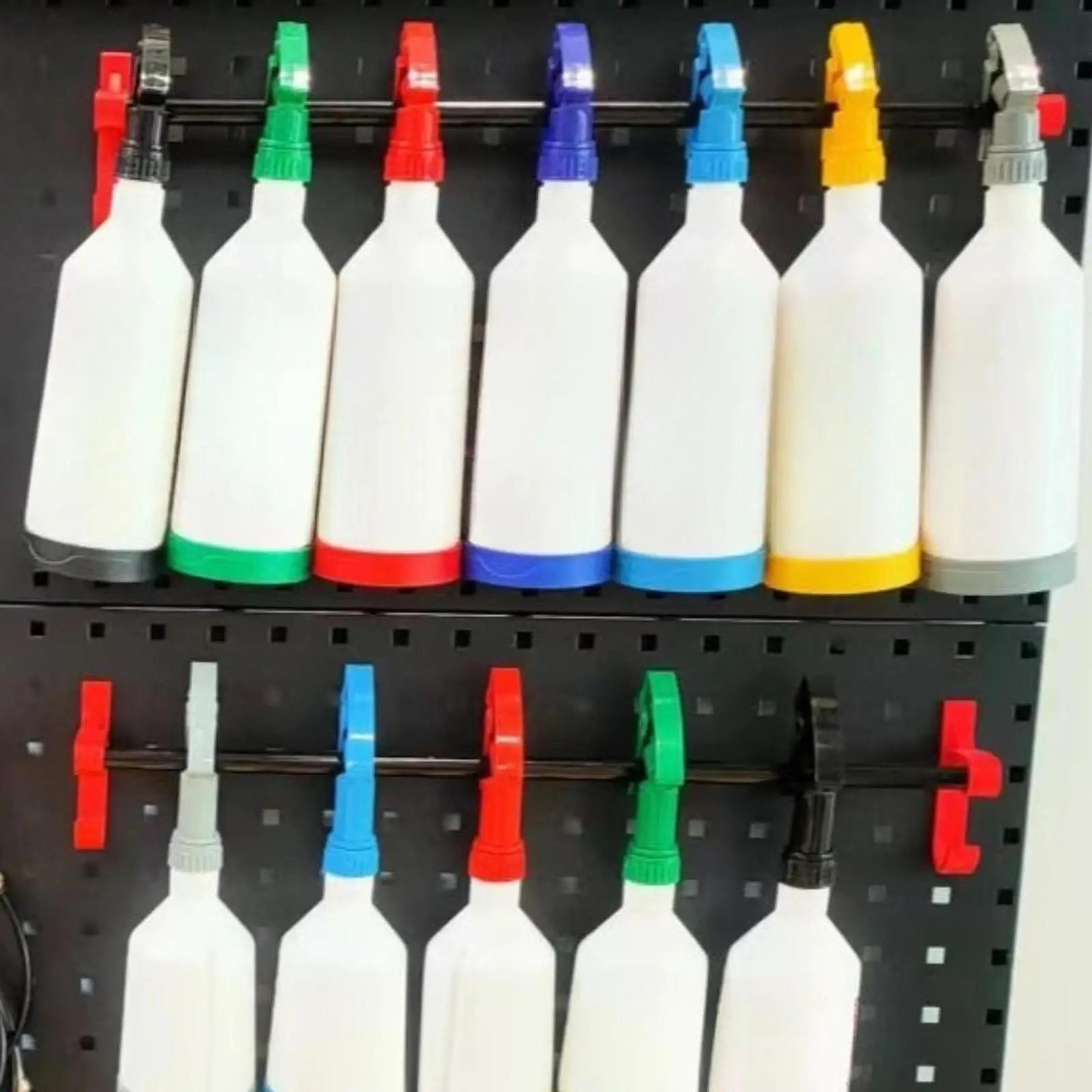 Spray Bottle And Towel Holder Rack Garage Organization Bracket 1