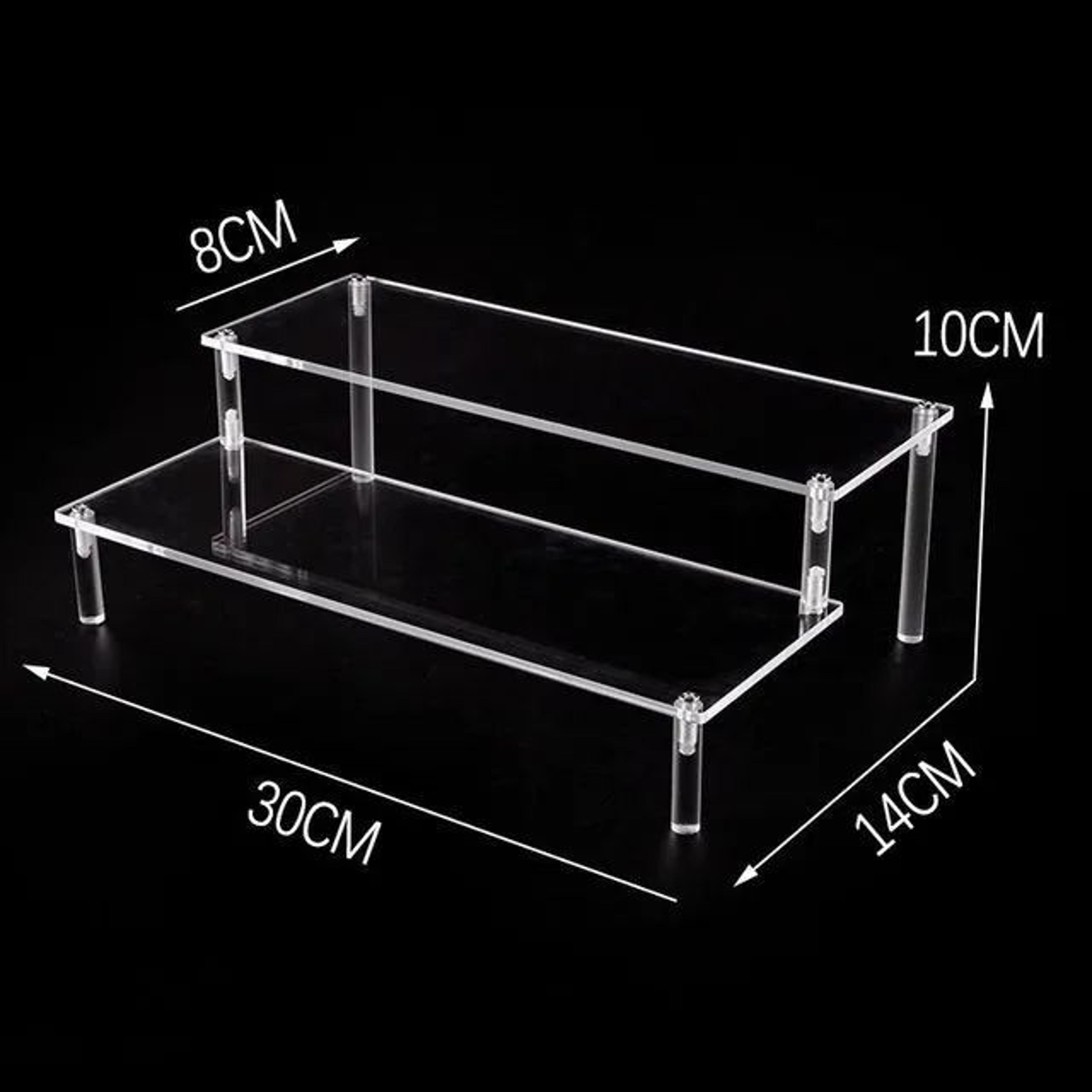Clear Acrylic Display Stand Multi Tier Showcase Organizer 15