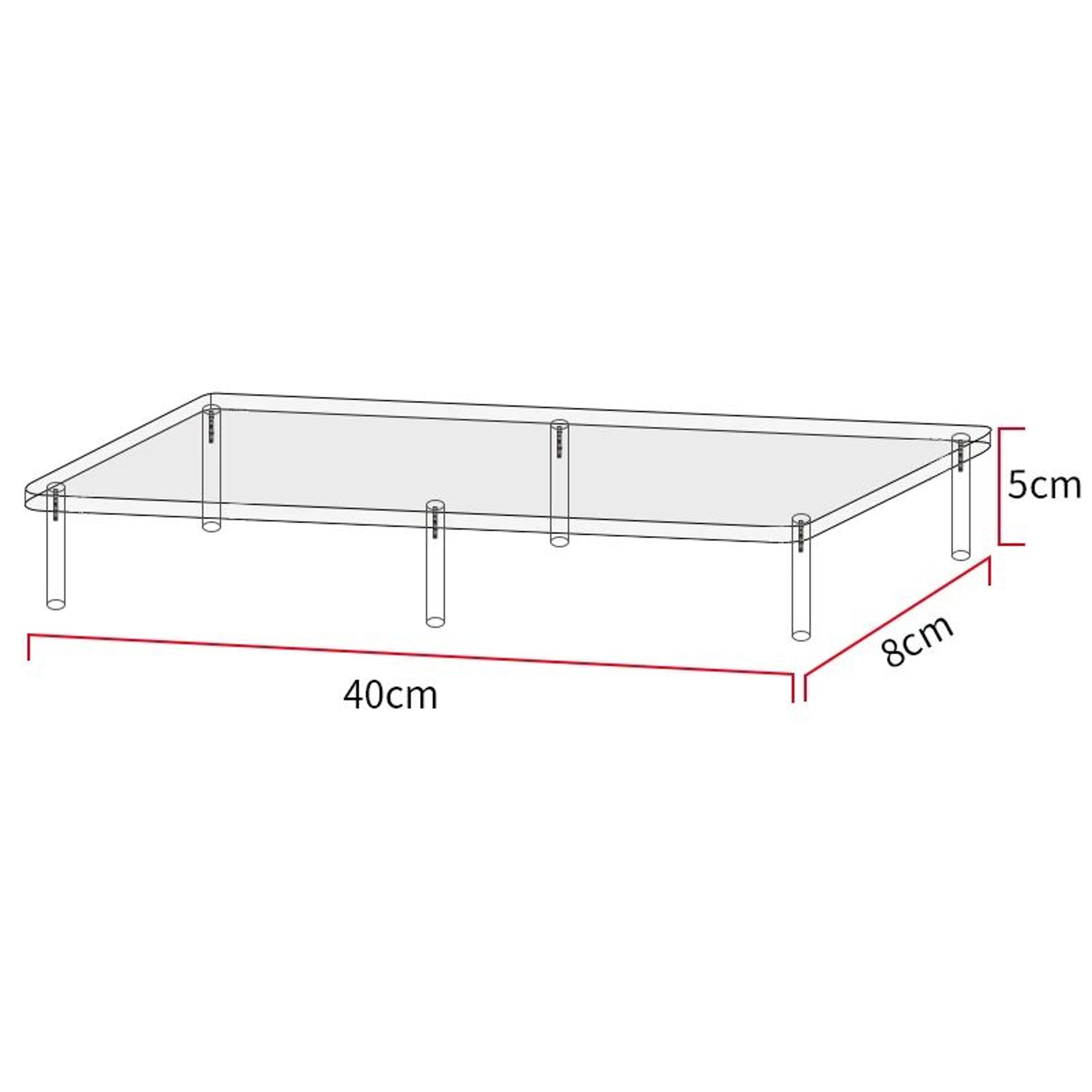 Clear Acrylic Display Stand Multi Tier Showcase Organizer 9