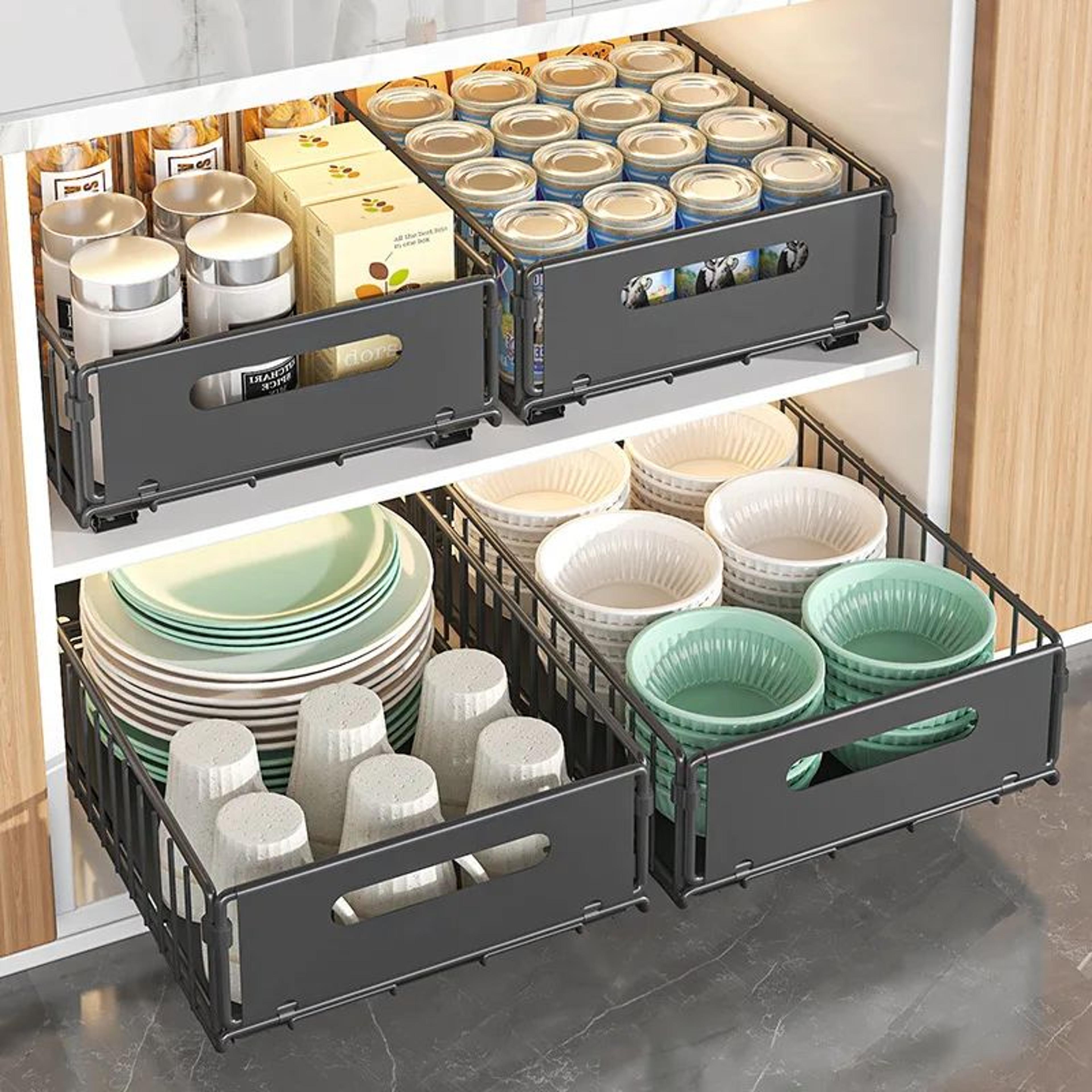 Pull Out Cabinet Organizer Spice Rack Storage Drawer 2
