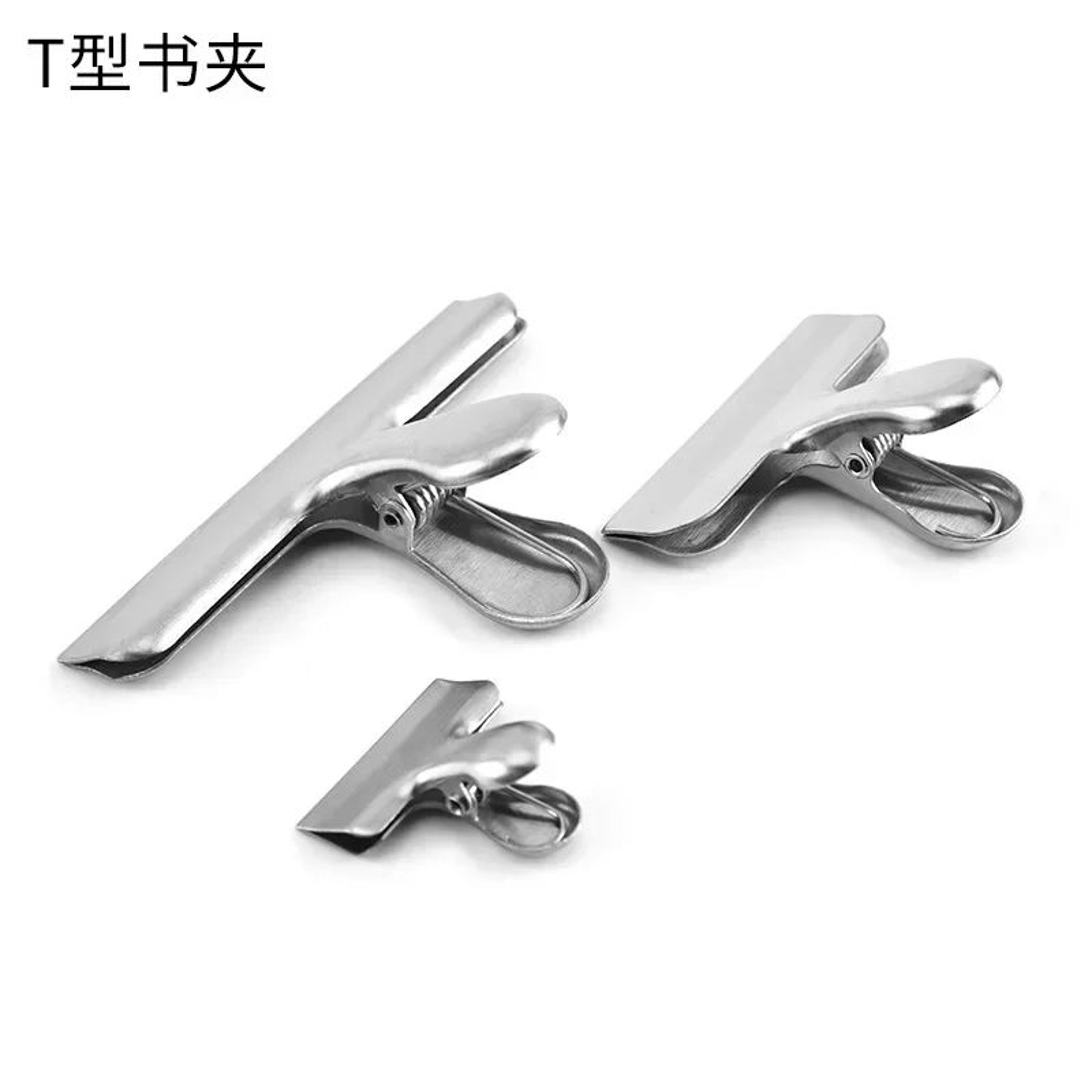 Stainless Steel Food Bag Clips Airtight Snack Sealing Clips Set 3